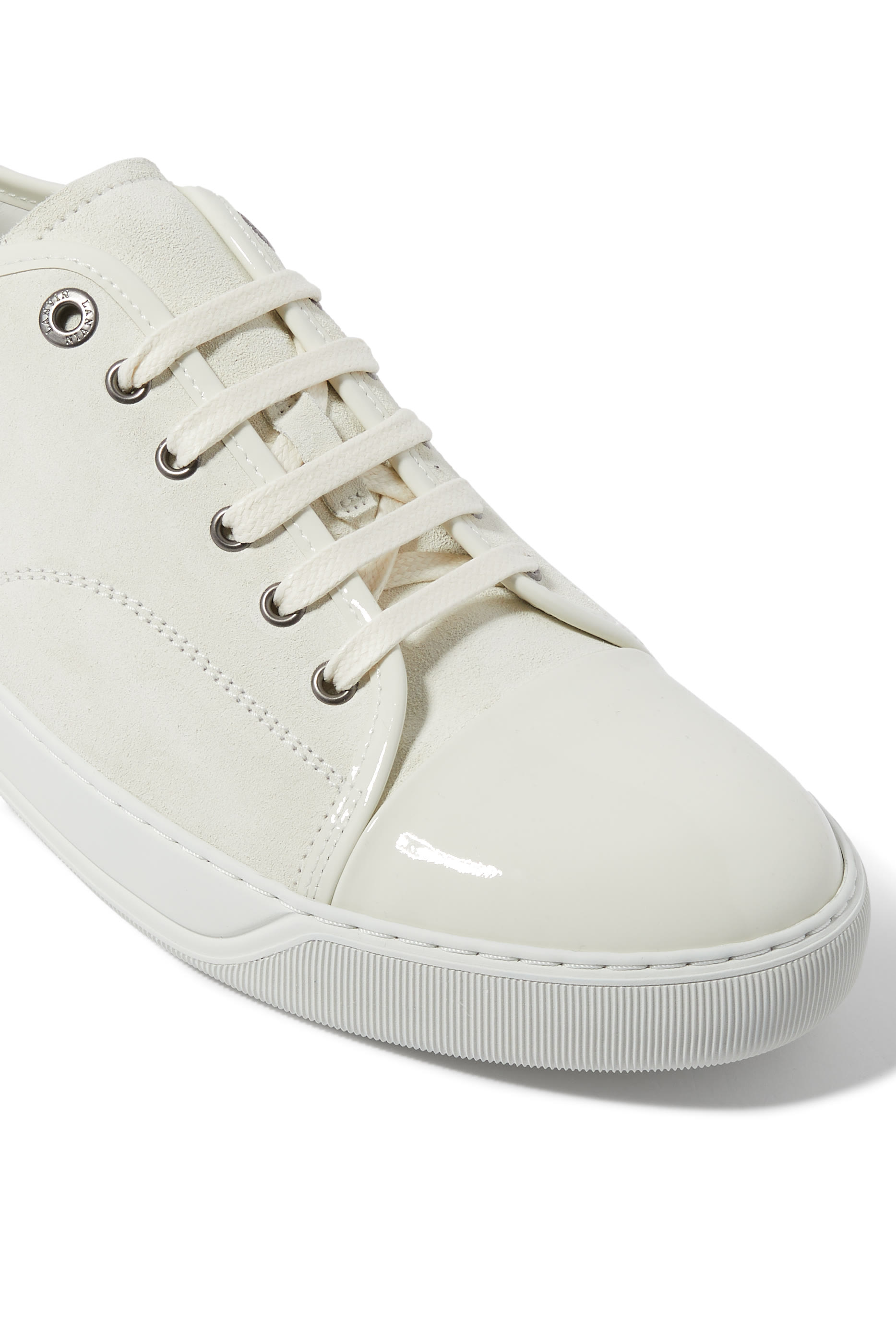 DBB1 Suede and Patent Leather Sneakers