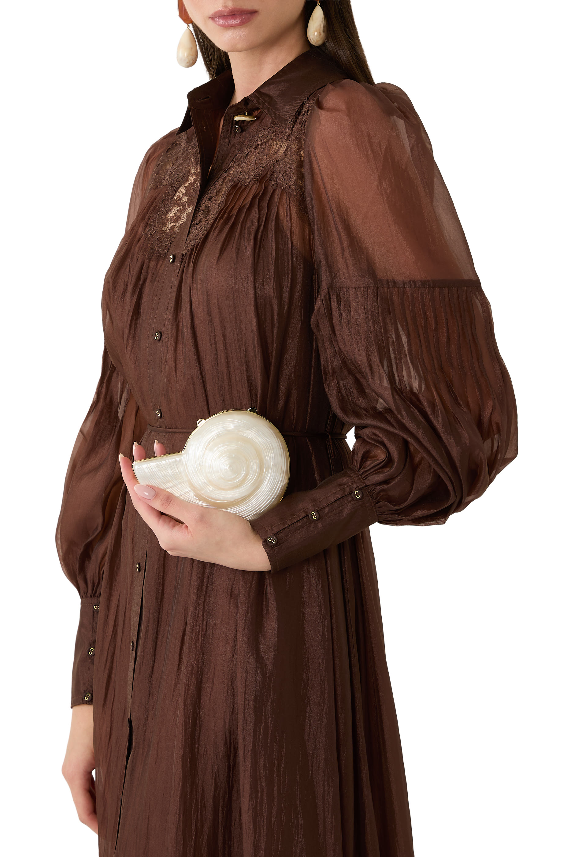 Marion Shell Clutch Bag