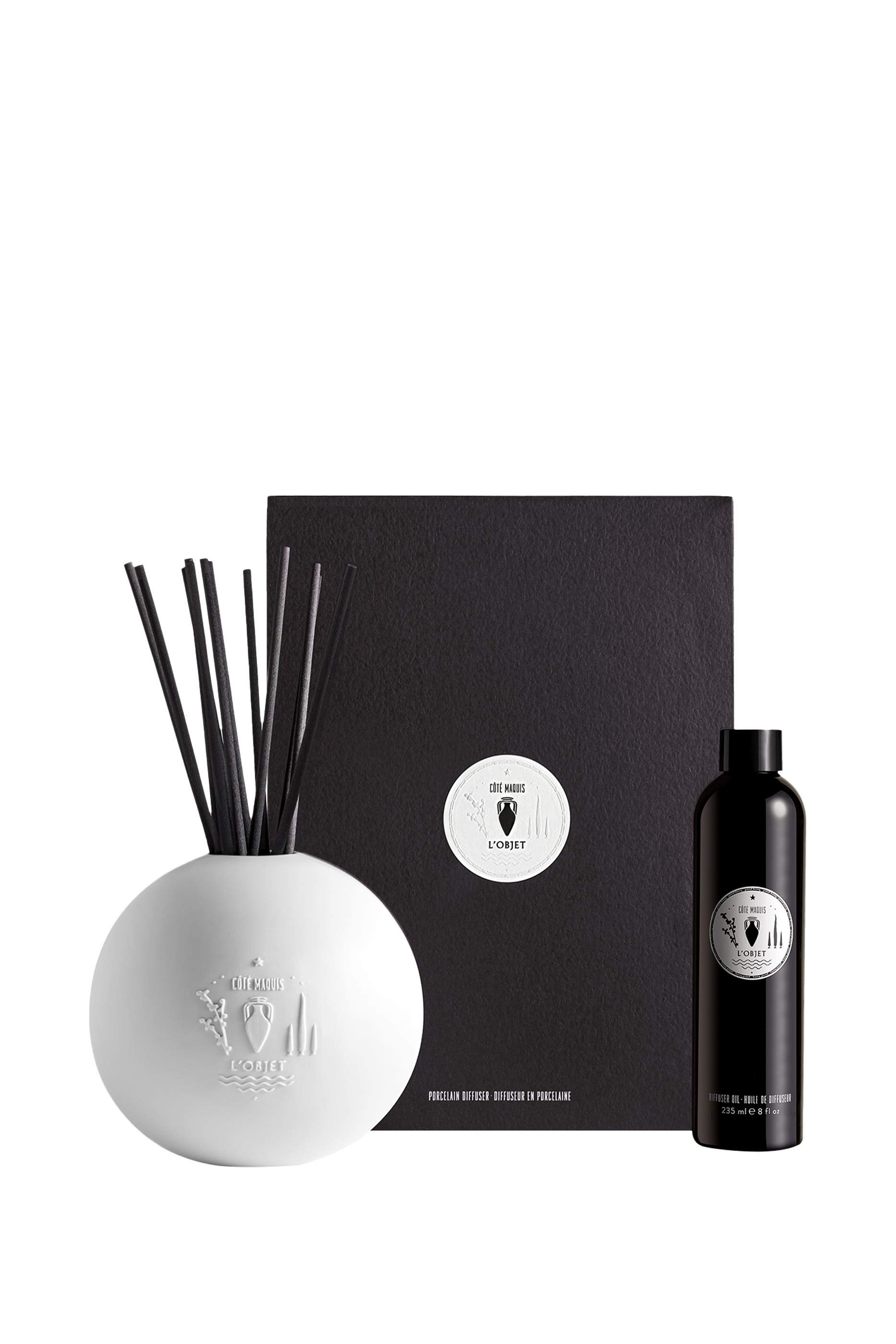 Côté Maquis Porcelain Diffuser Set