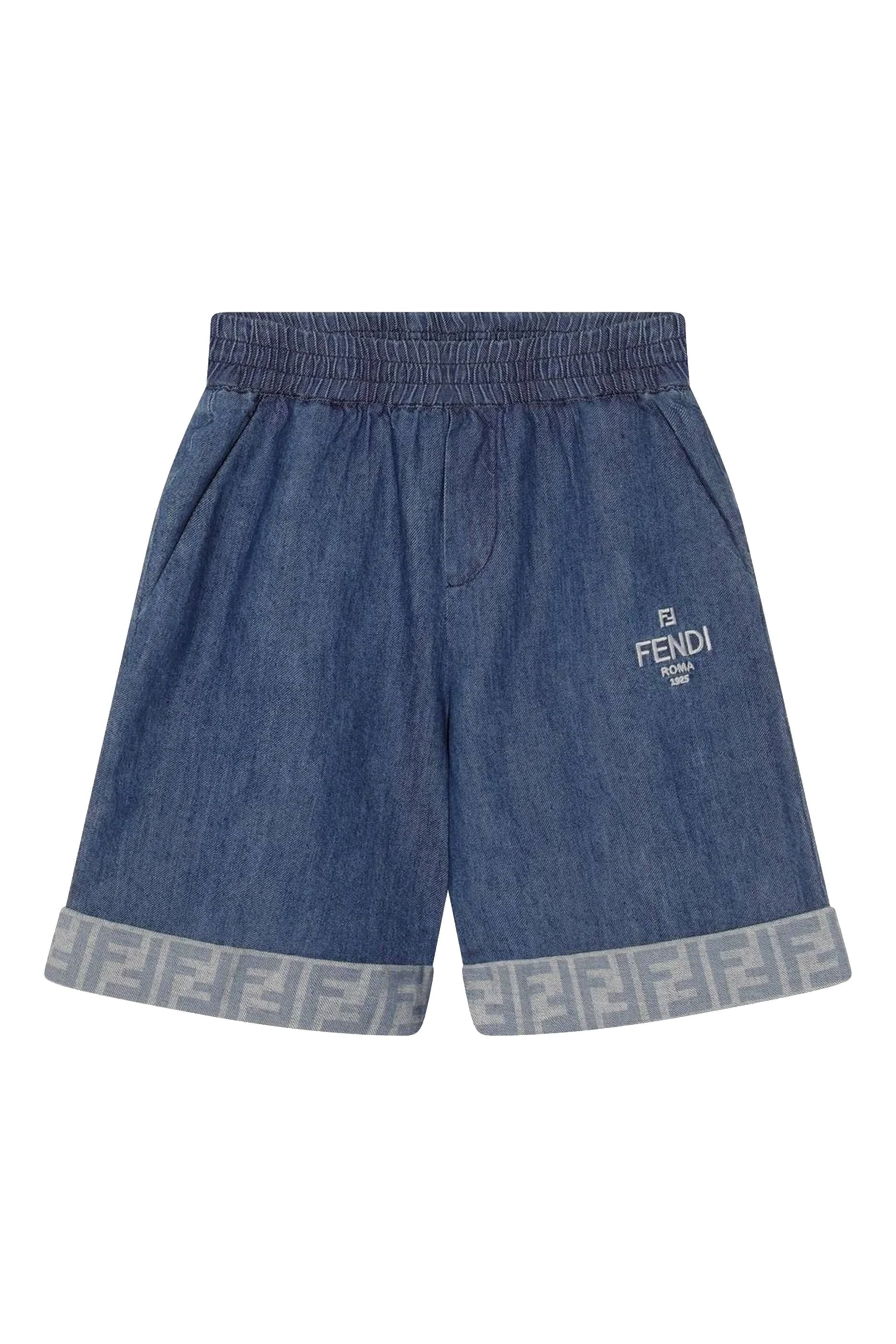 Kids  Logo Denim Shorts 