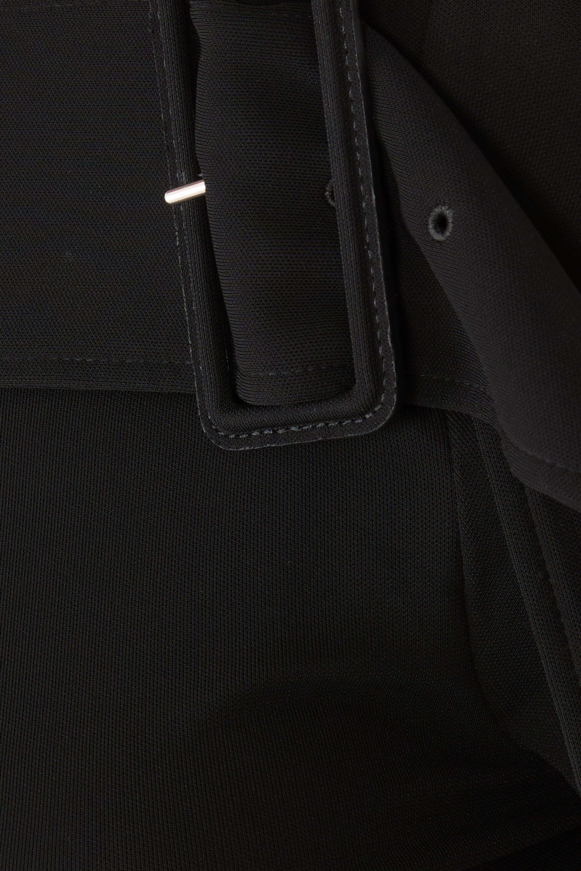  Buckle Jersey Long Dress 