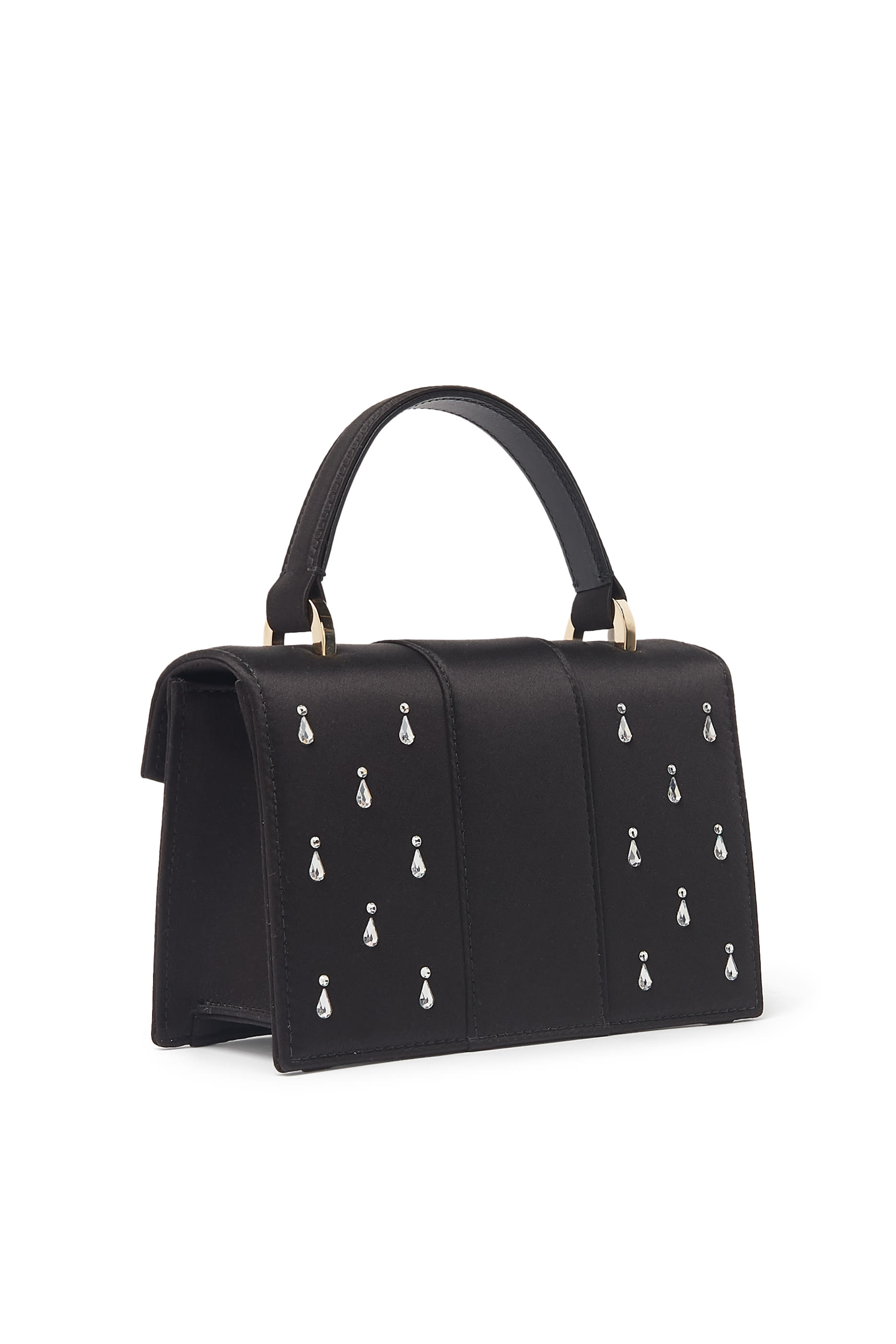 Audrey Satin Embellished Mini Handbag