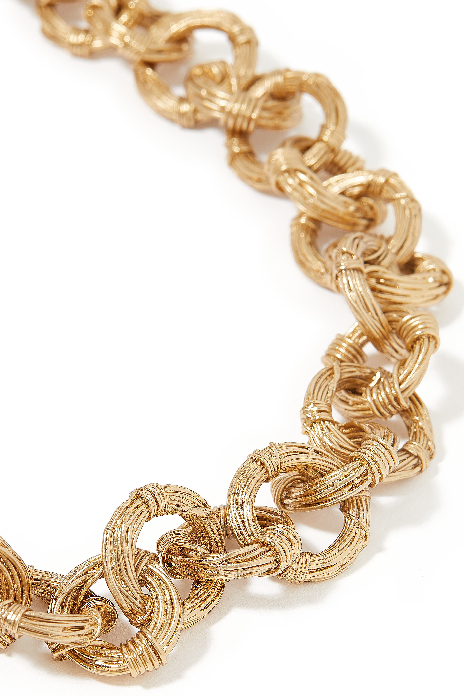 Maille Ariane Necklace, Gold-Plated Metal