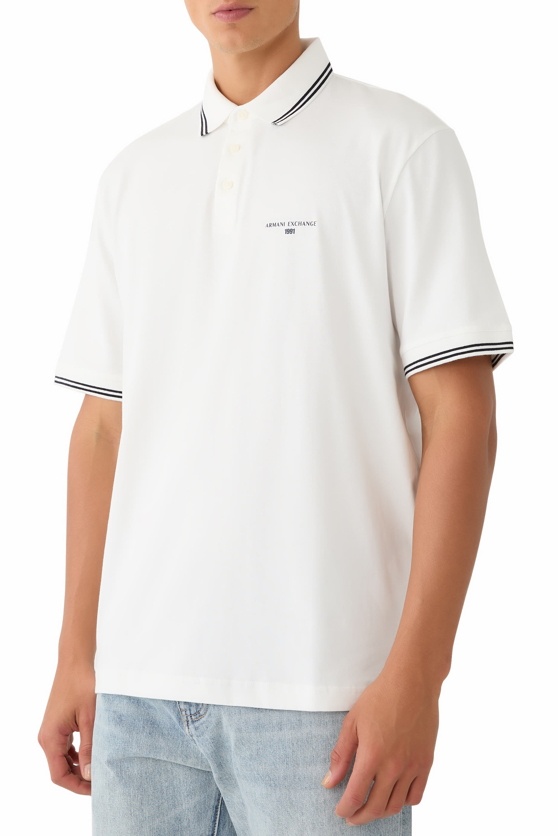 Logo Half-Button Polo Shirt