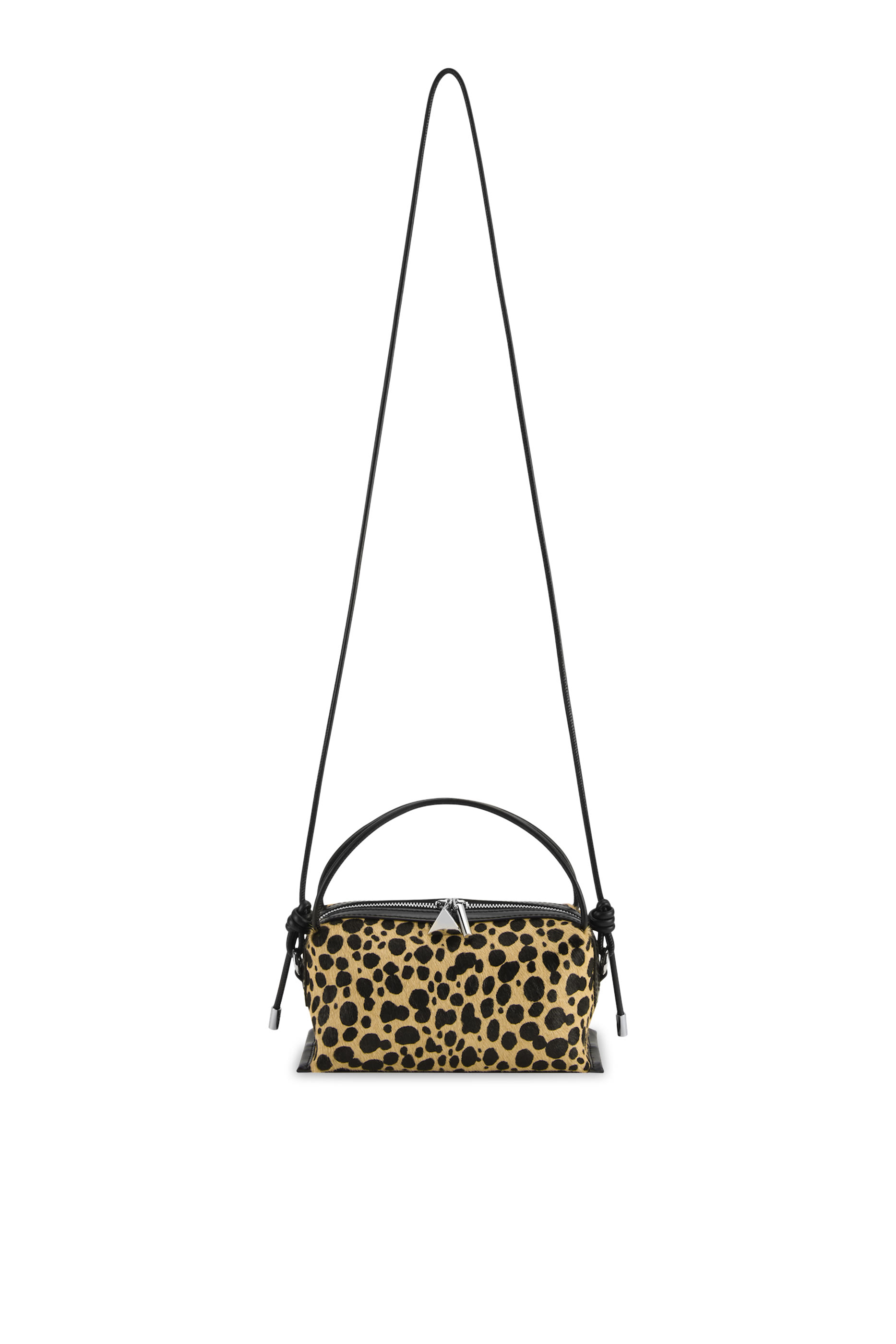 Cheetah Calf Hair Caf&eacute; Mini Bag 