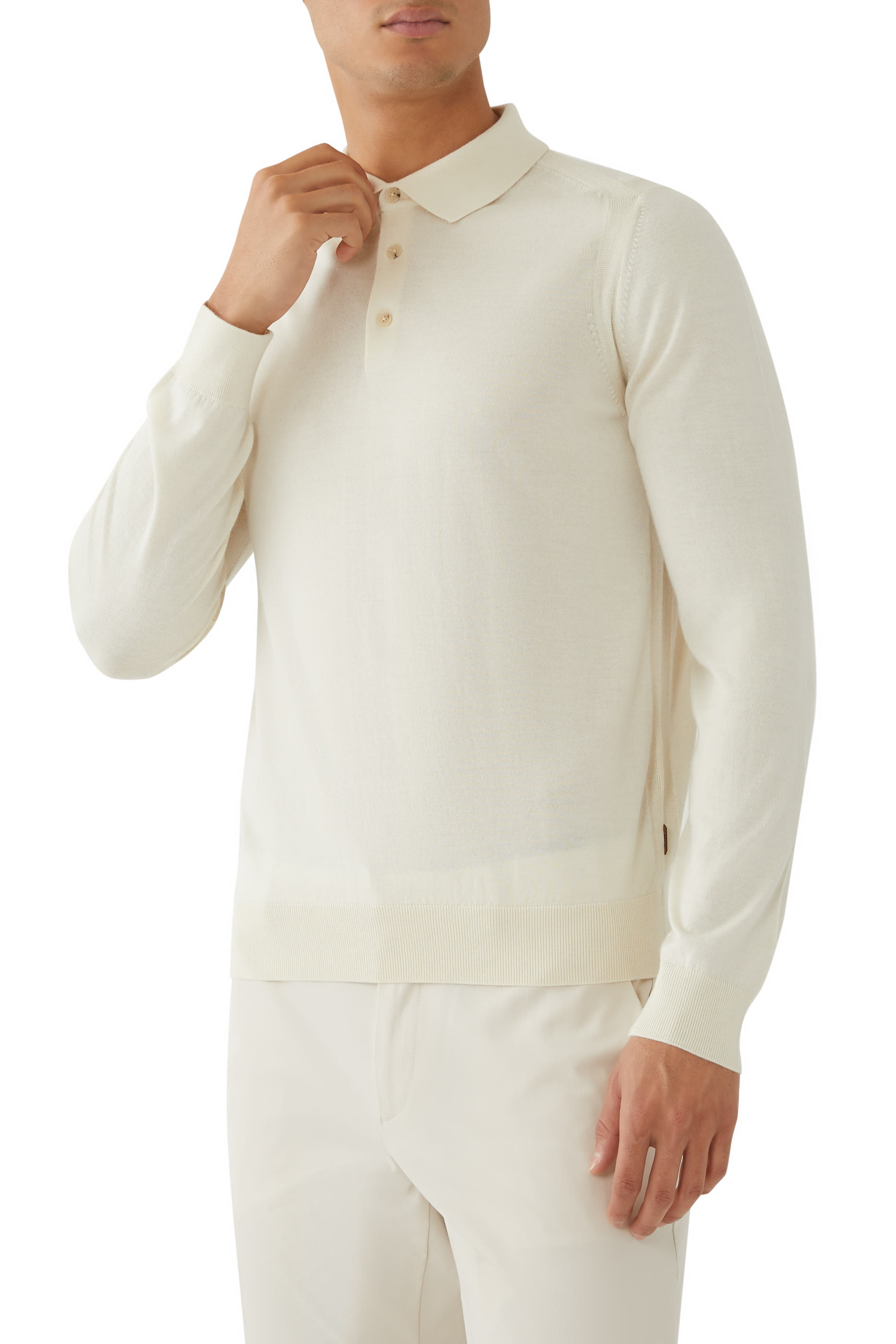 L-Ovio Long Sleeves Polo Shirt
