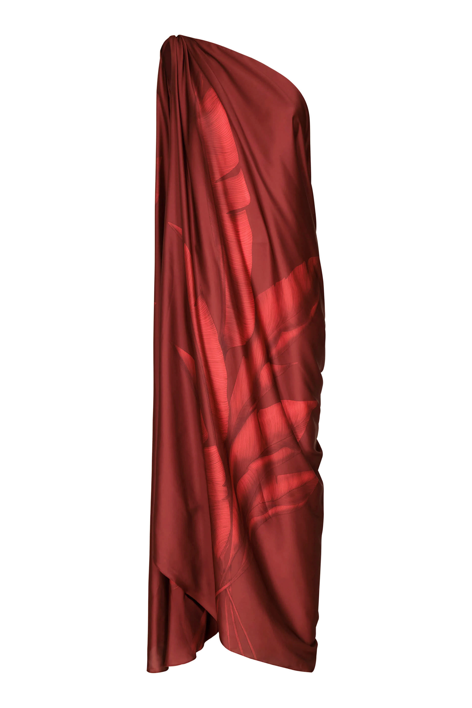 Sus Miradas Asymmetric Maxi Dress