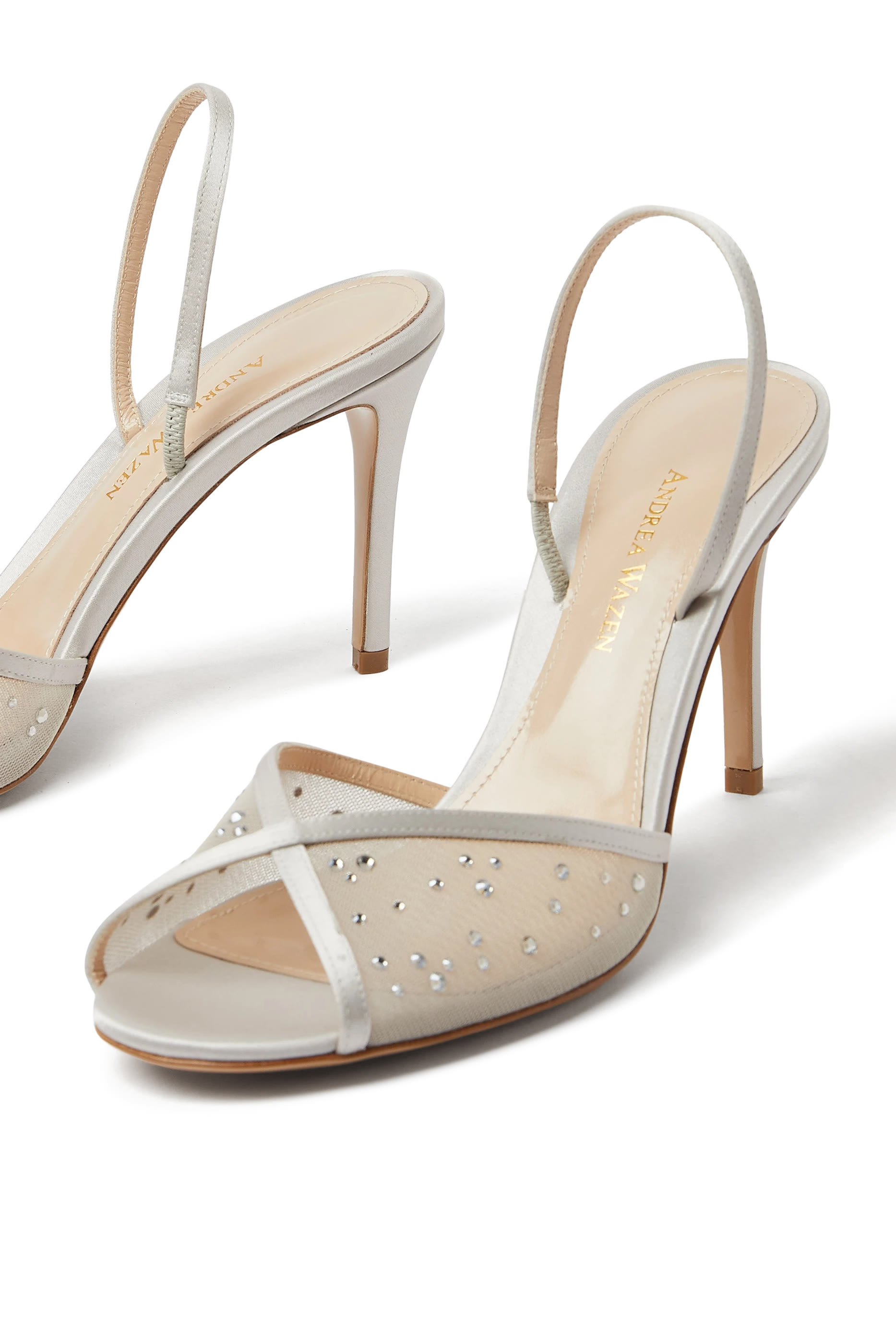 Jen Mesh Glitz 105 Slingbacks
