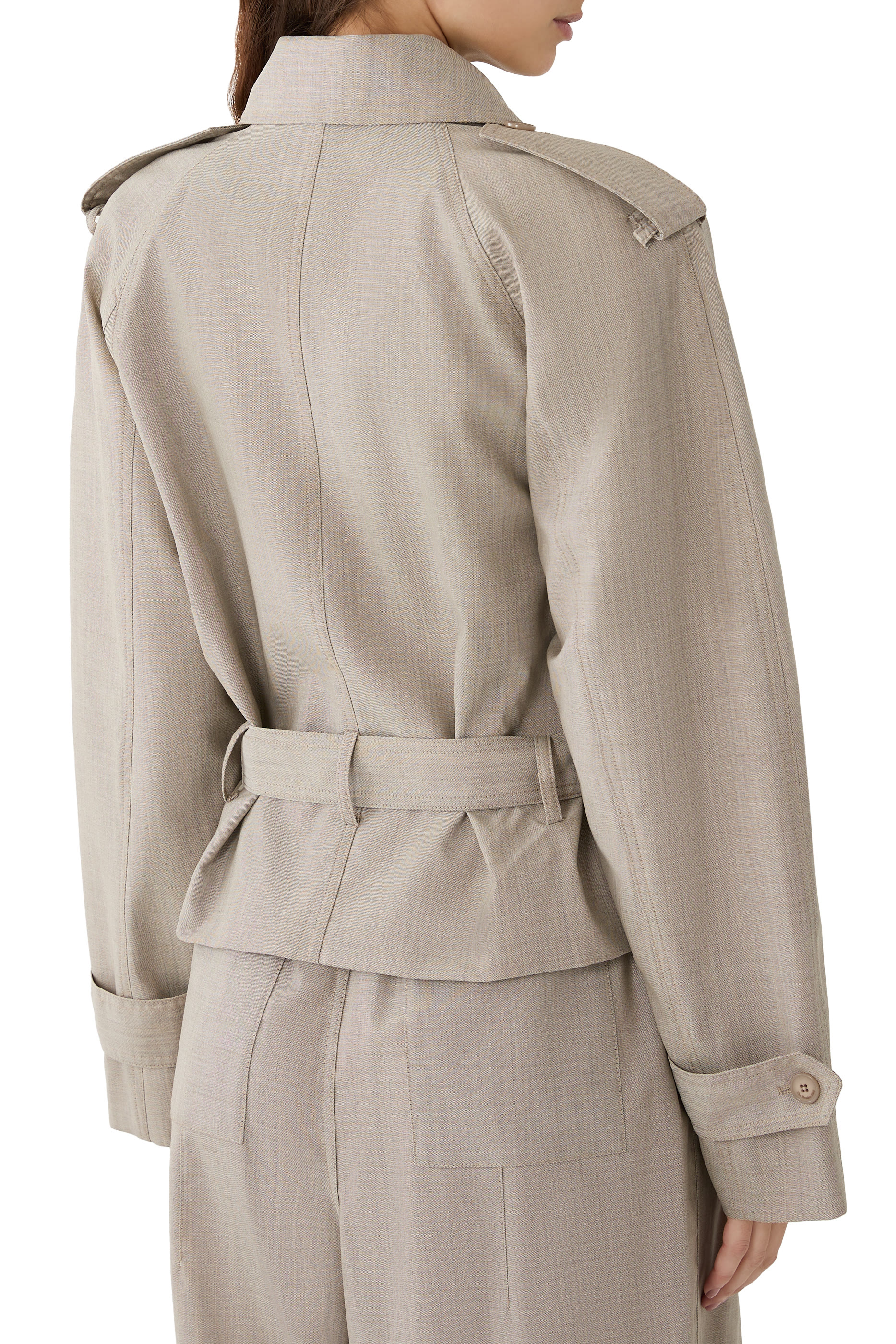 Stan Crop Trench Coat