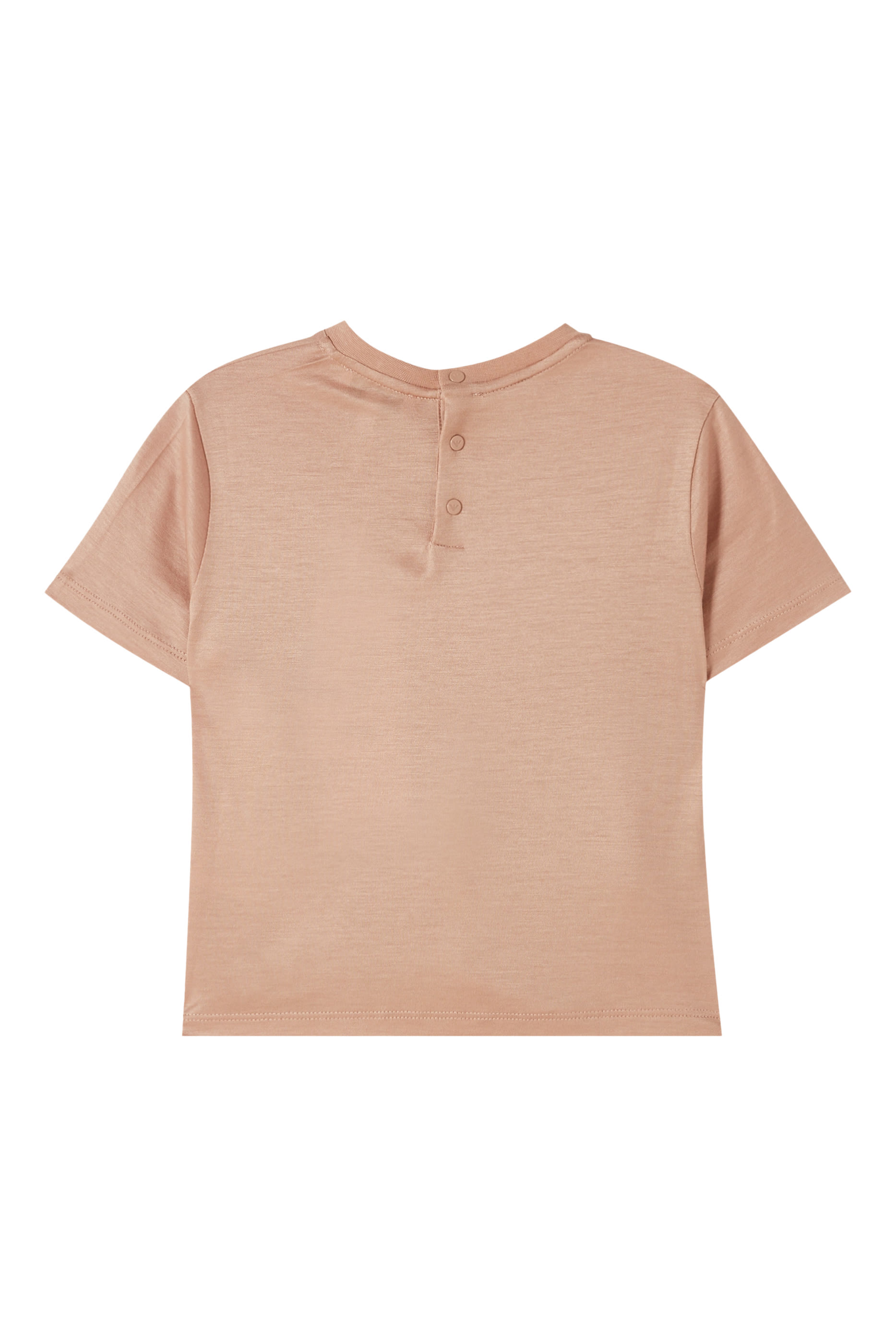 Kids Eagle Logo Patch & Pocket Detail T-Shirt 