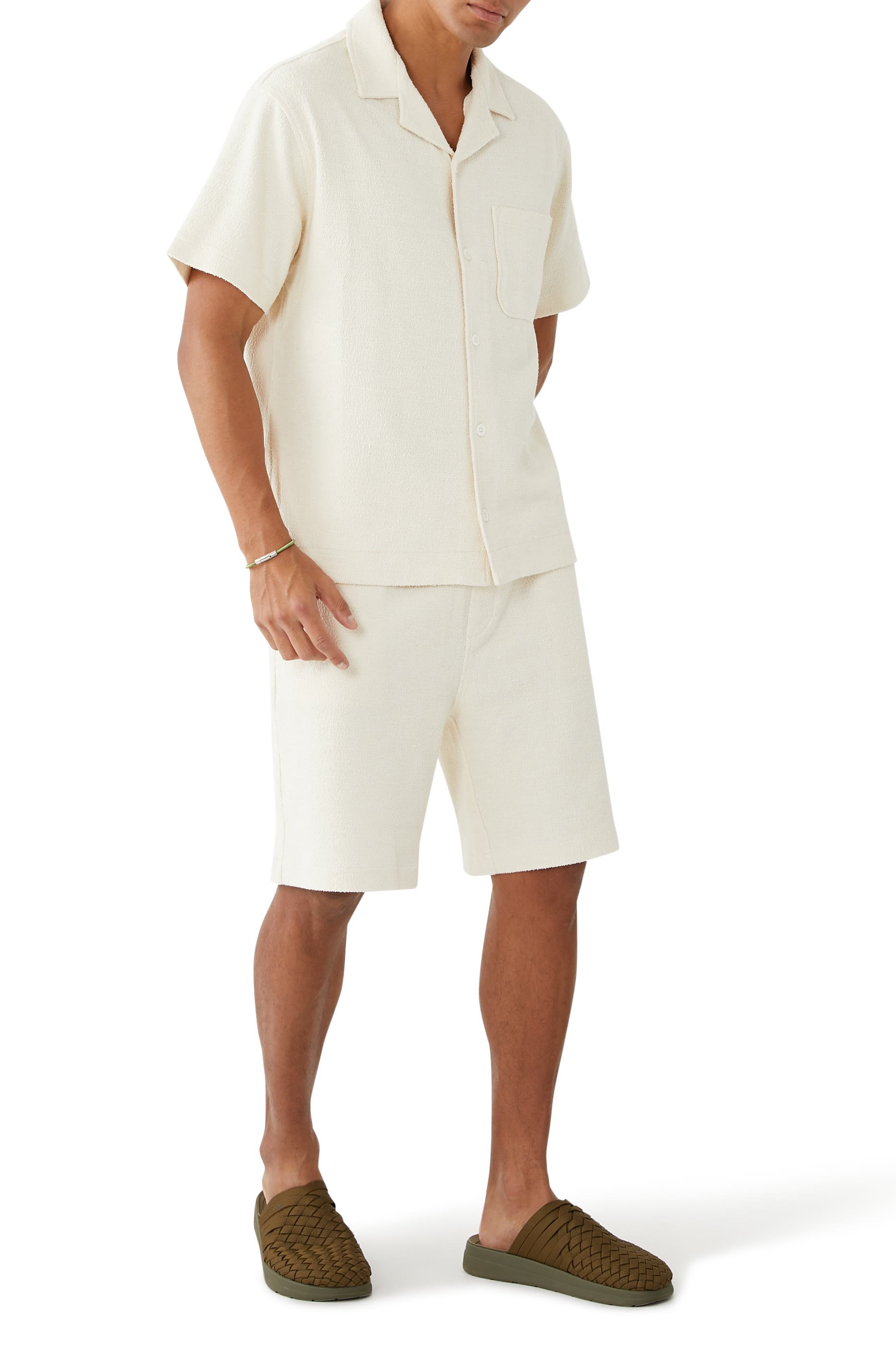 Ezra Boucle Cotton Shorts