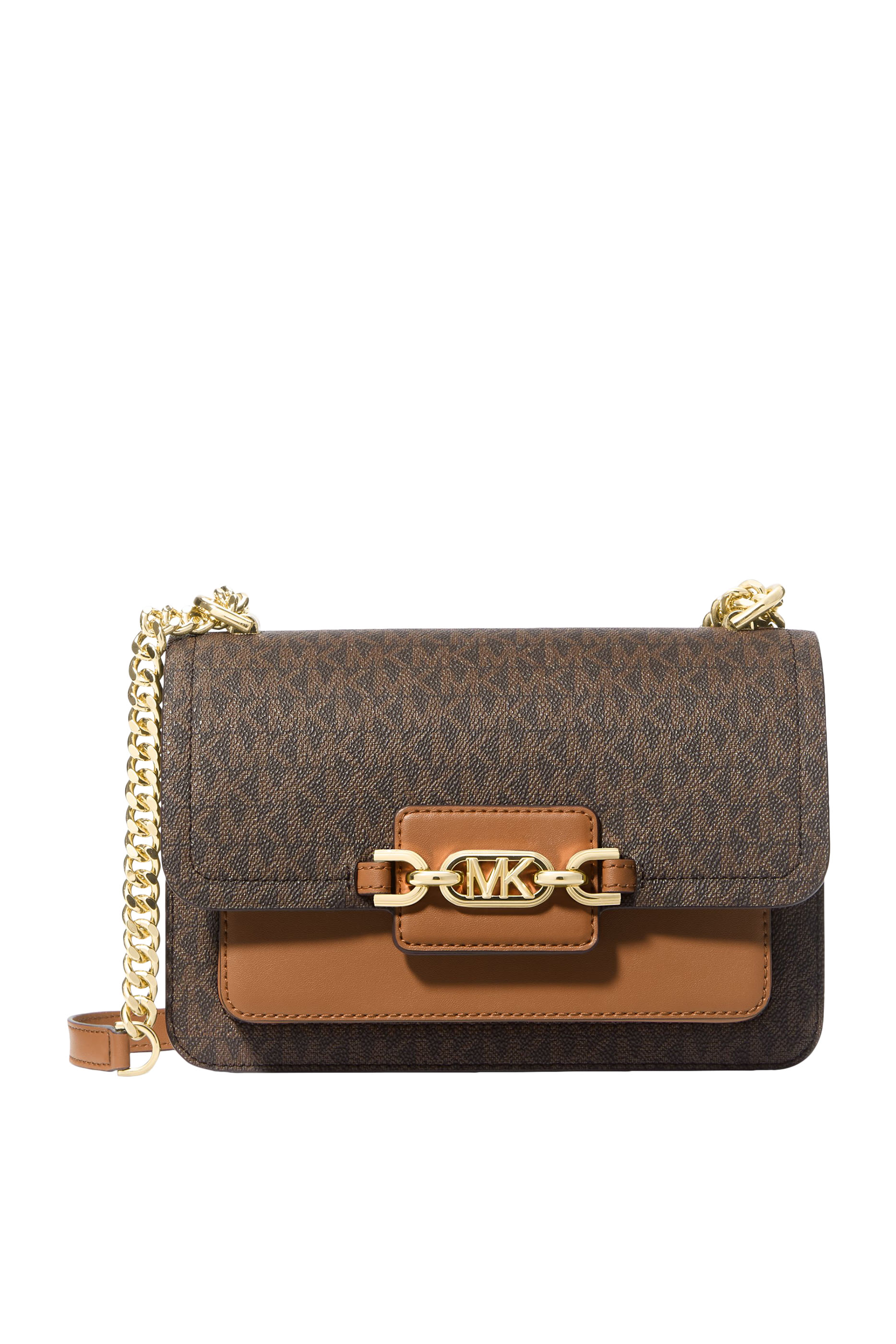 Heather Large Logo Shoulder Bag