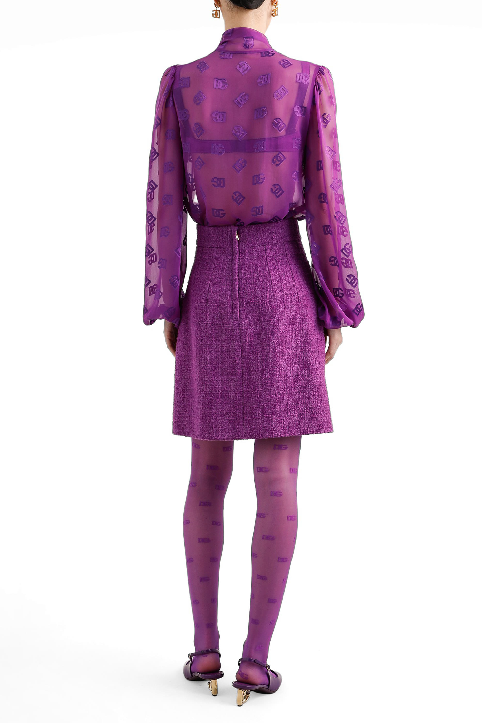 DG All-Over Logo Blouse