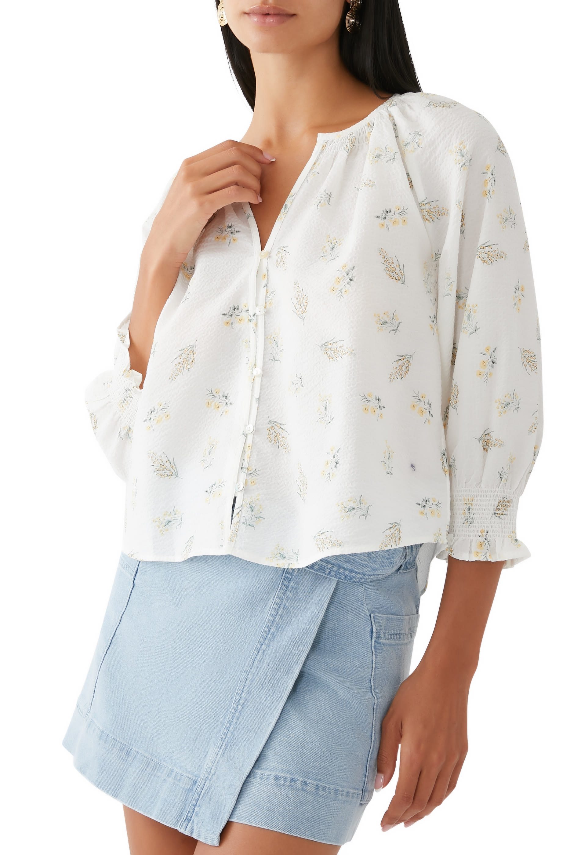 Mariah Floral Printed  Top