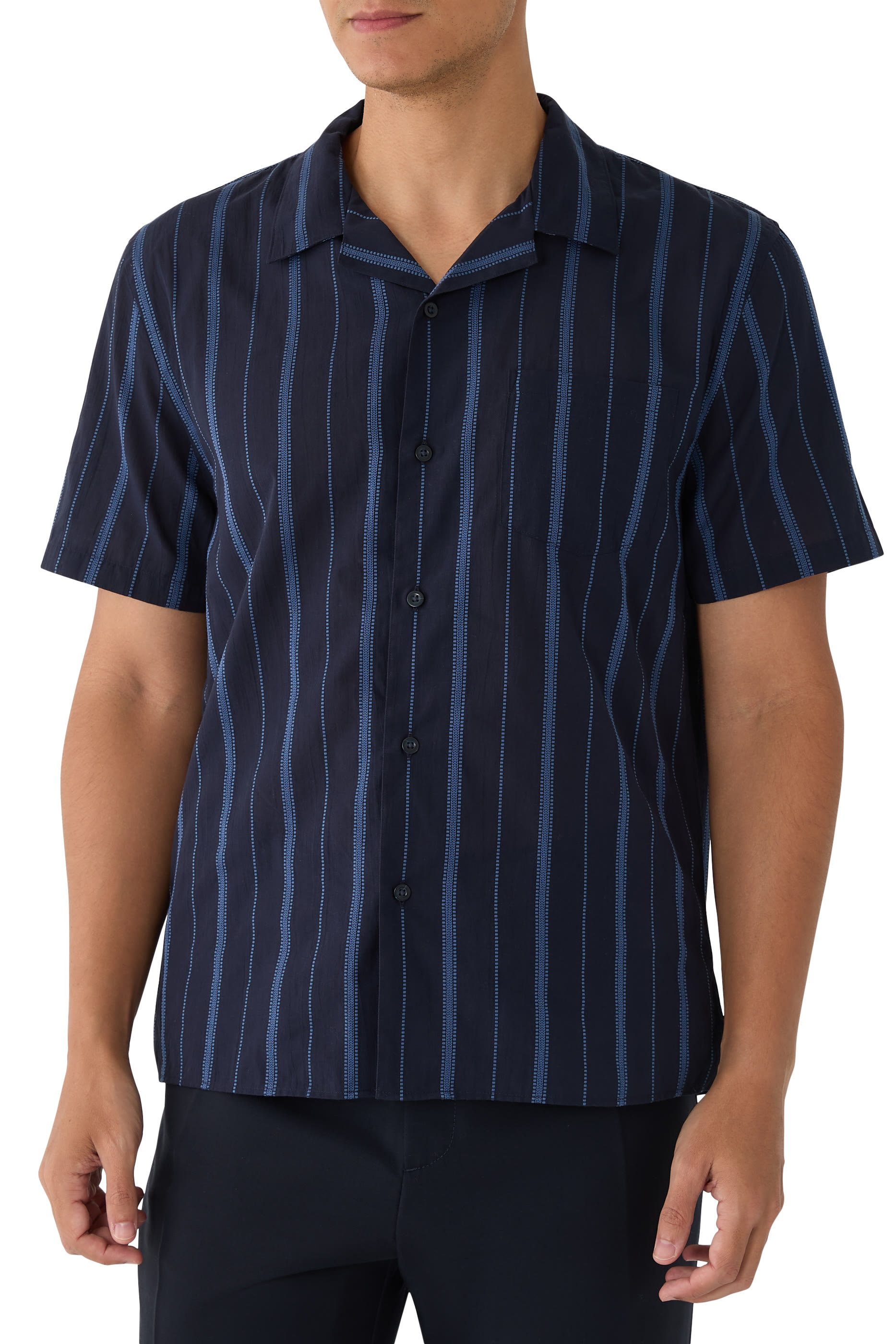 Deck Stripe Cotton Cabana Shirt
