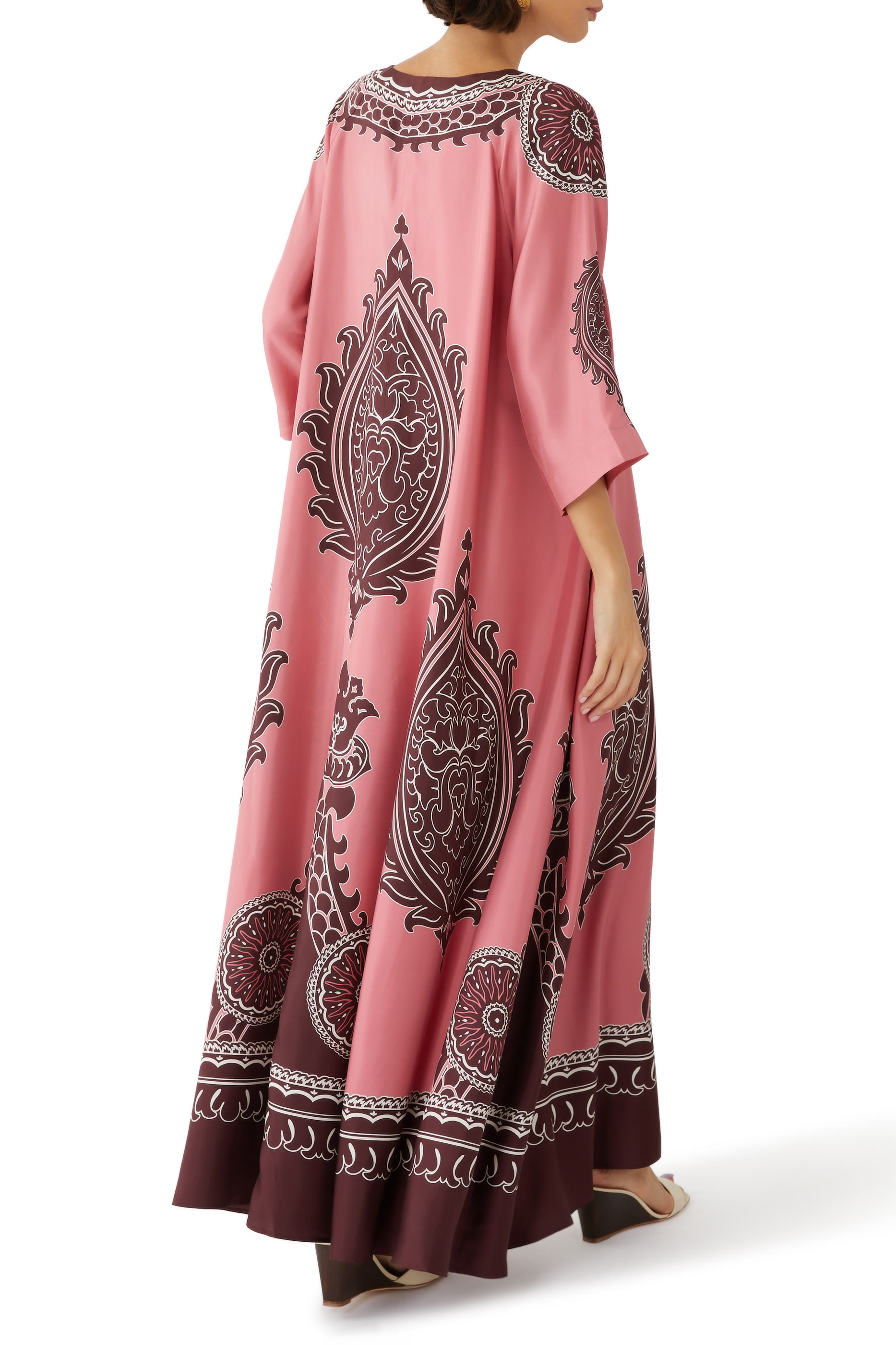 Muumuu Twill Silk Dress