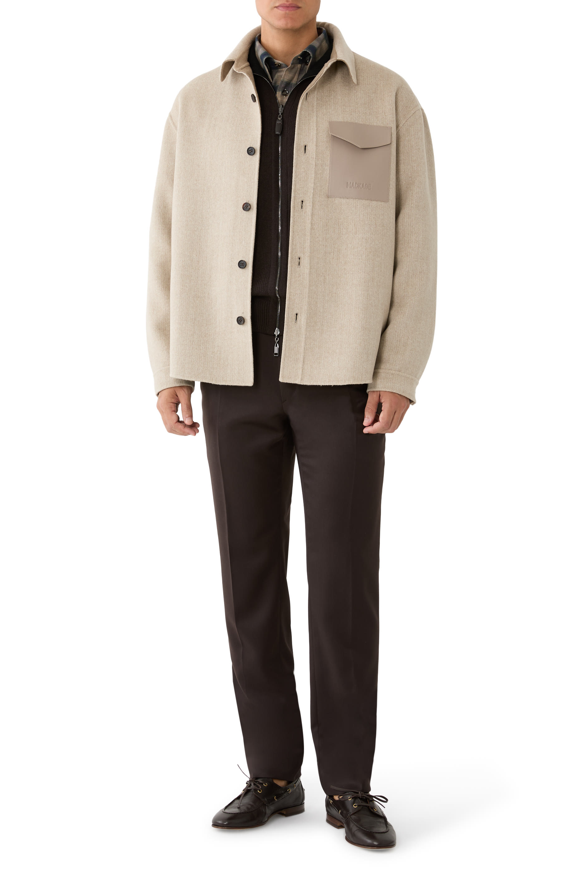 Emmanuel-HB Double-Face Wool Overshirt