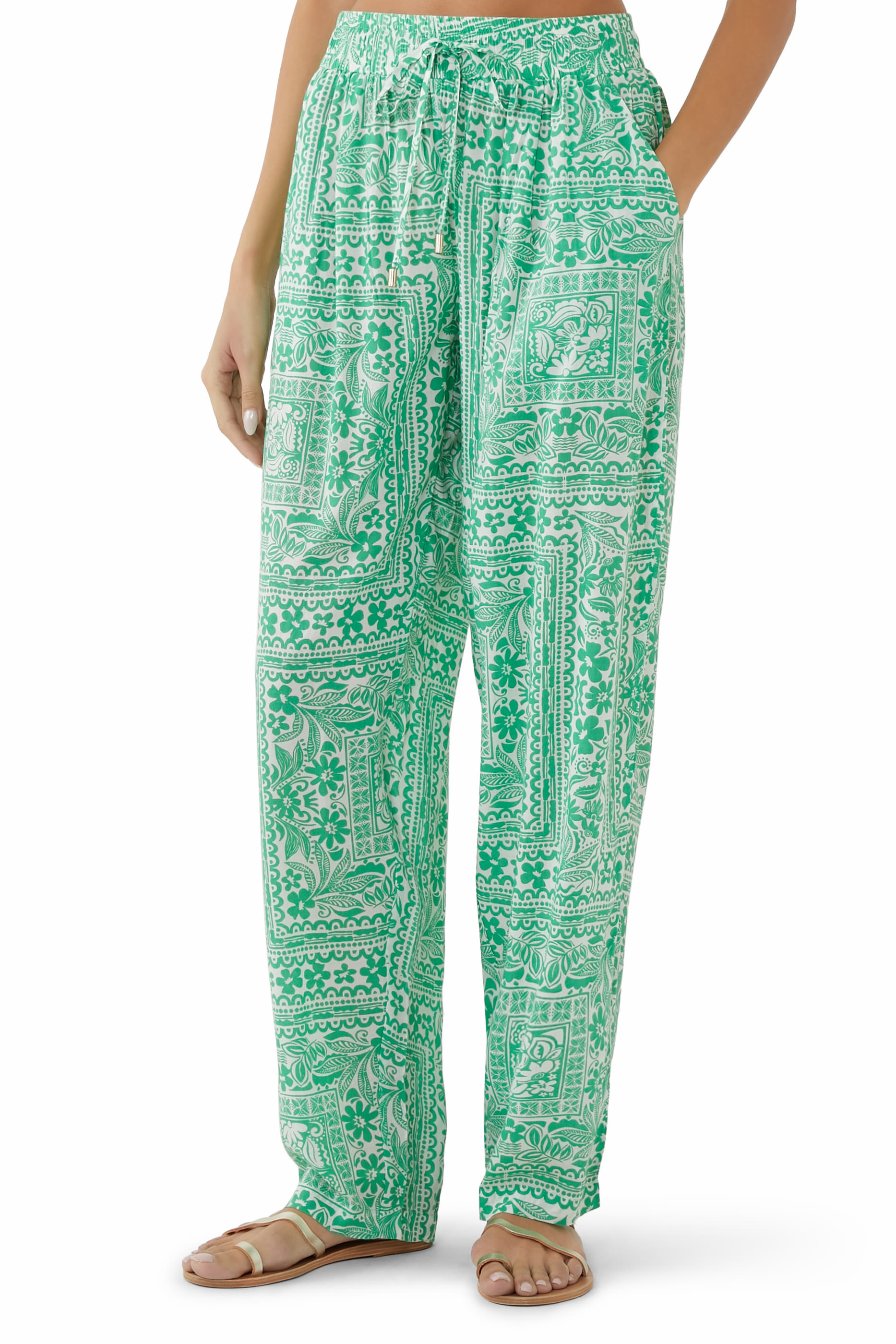 Jude Snake Print Trousers