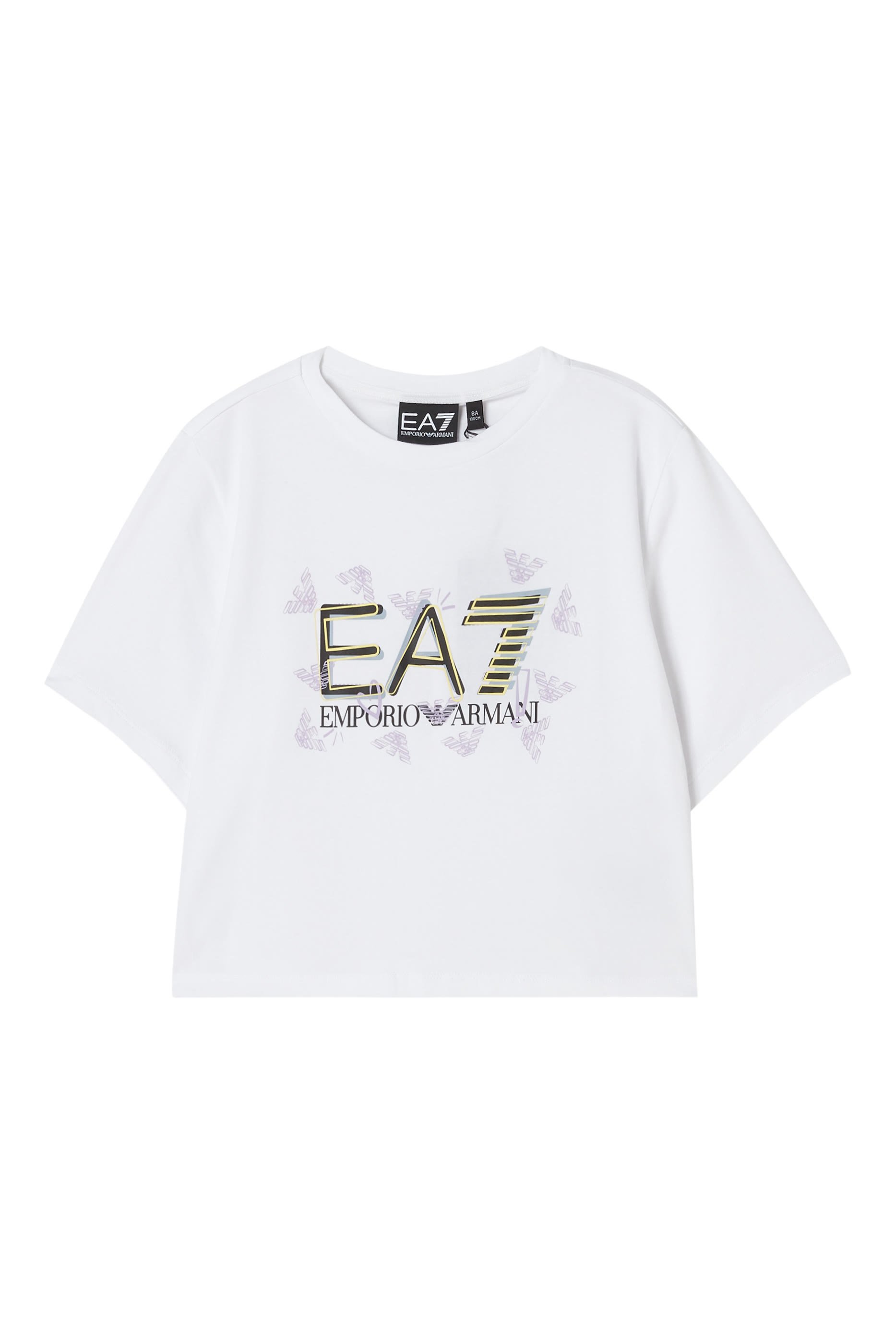 Kids EA7 Logo T-Shirt