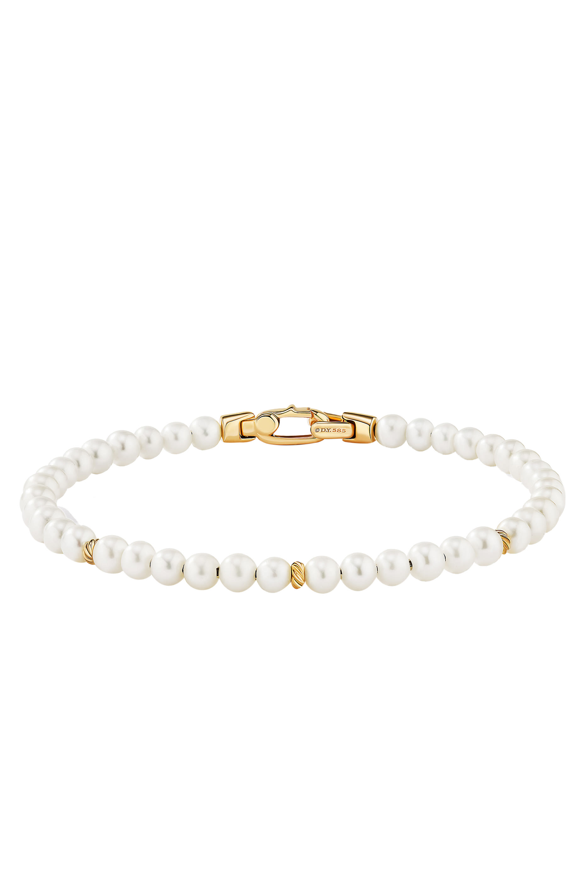 Bijoux Beaded Bracelet, 14k Yellow Gold & Pearls
