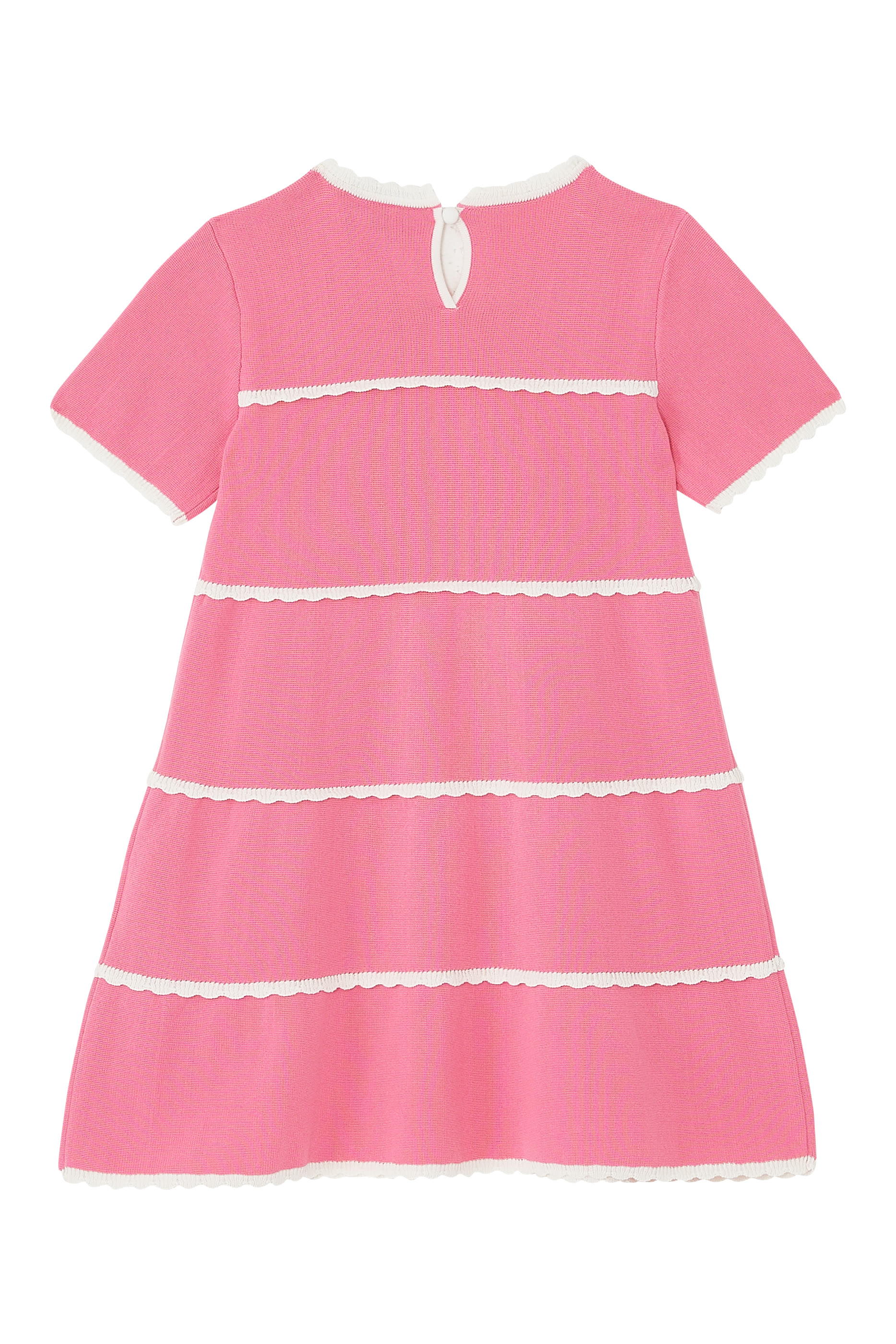Kids Picot Trim Dress