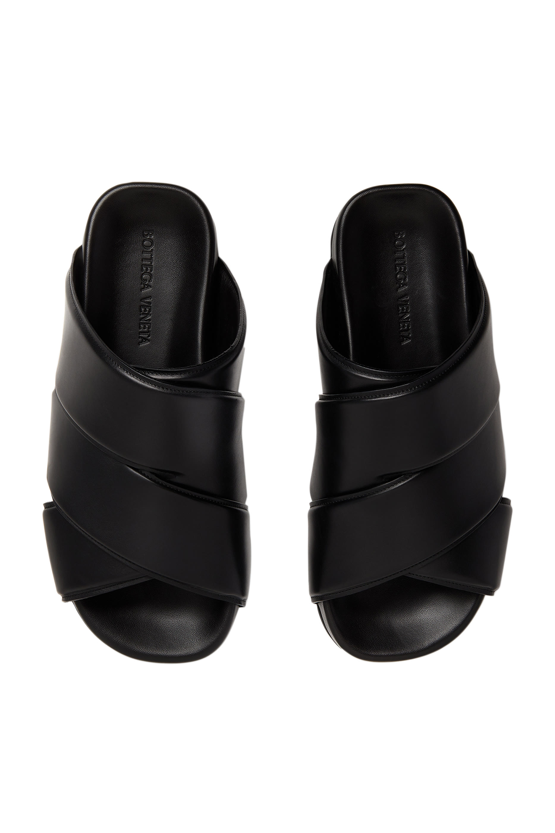 Bridge Leather Mule Sandals