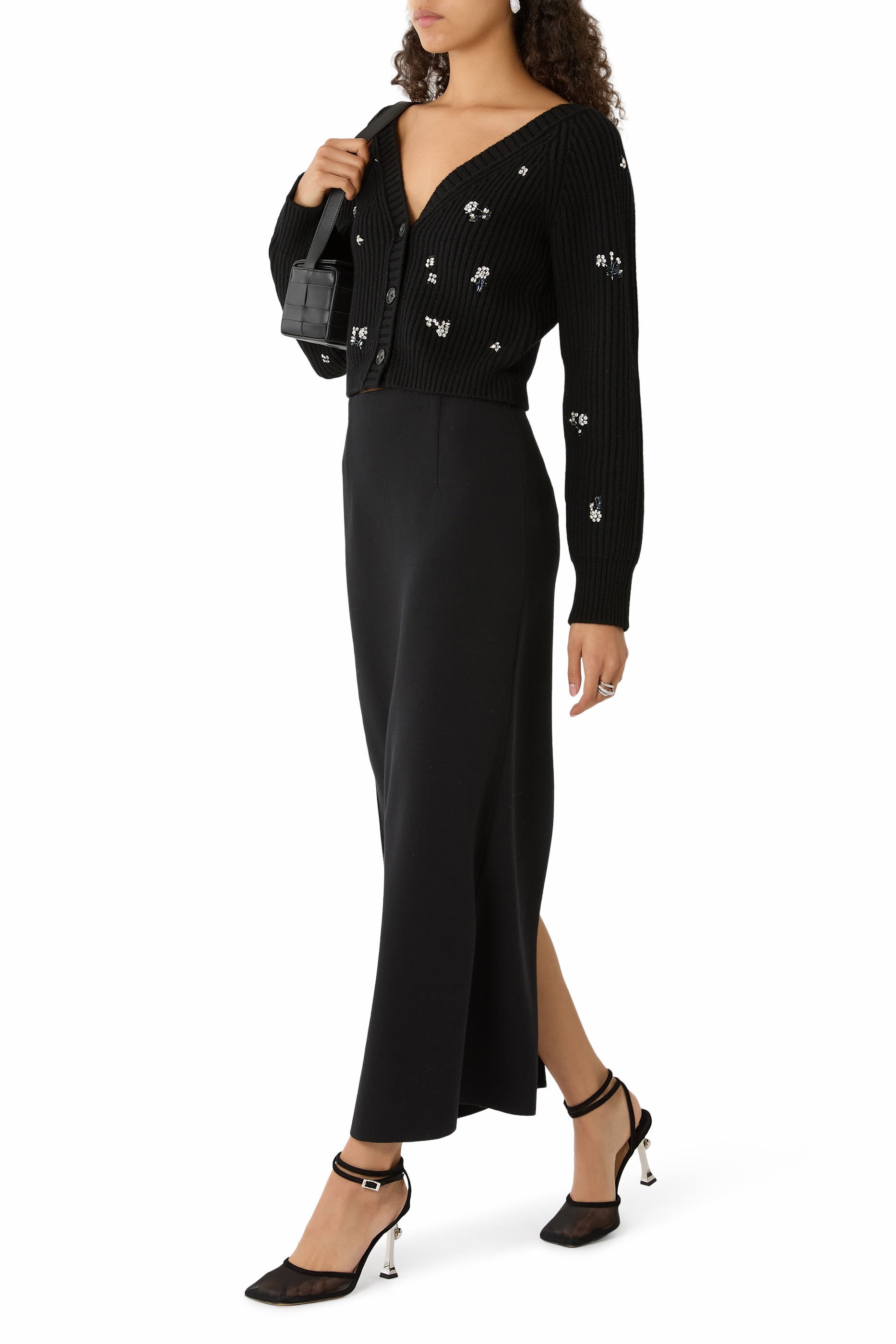 Novah Embellished Knit Cardigan