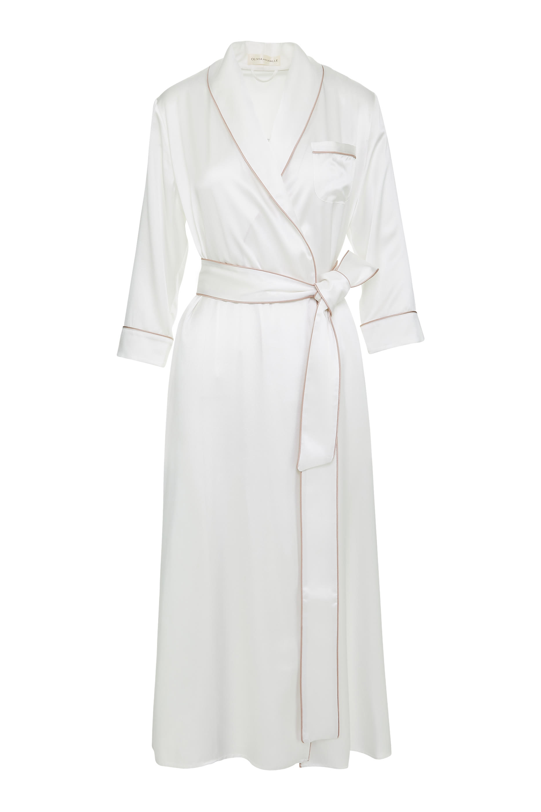 Astrid Silk Satin Robe