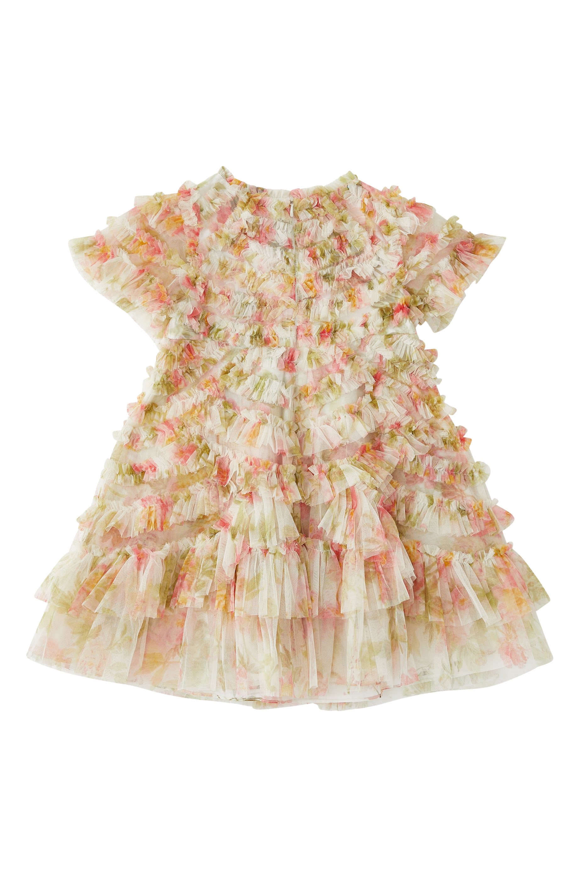 Kids Peony Promise Marilla Ruffle Floral Dress