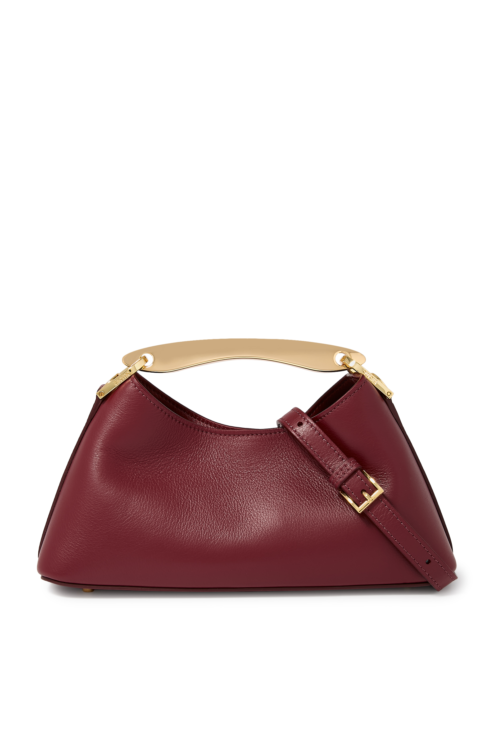 Mini Boomerang Leather Bag