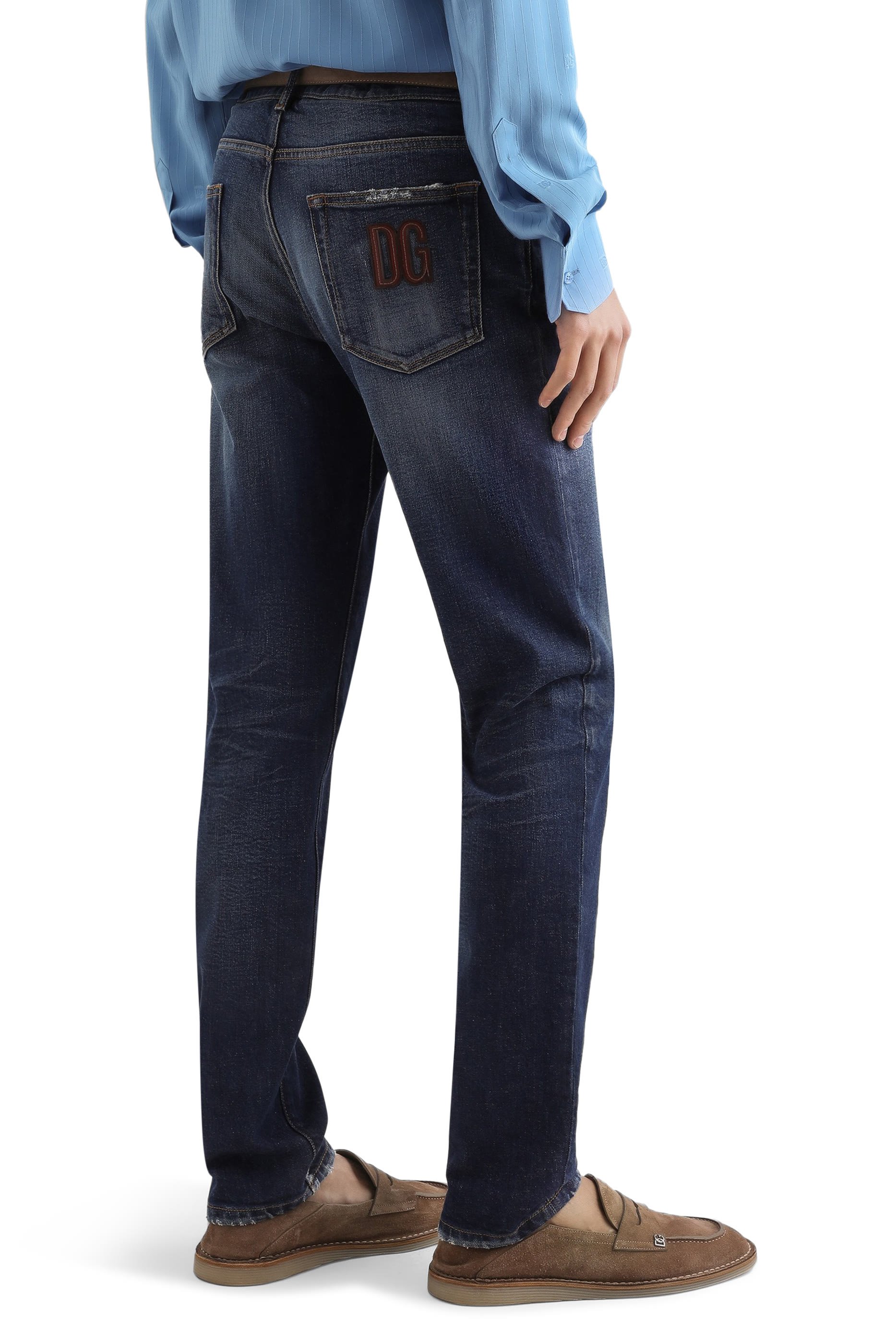 DG Logo Denim Trousers