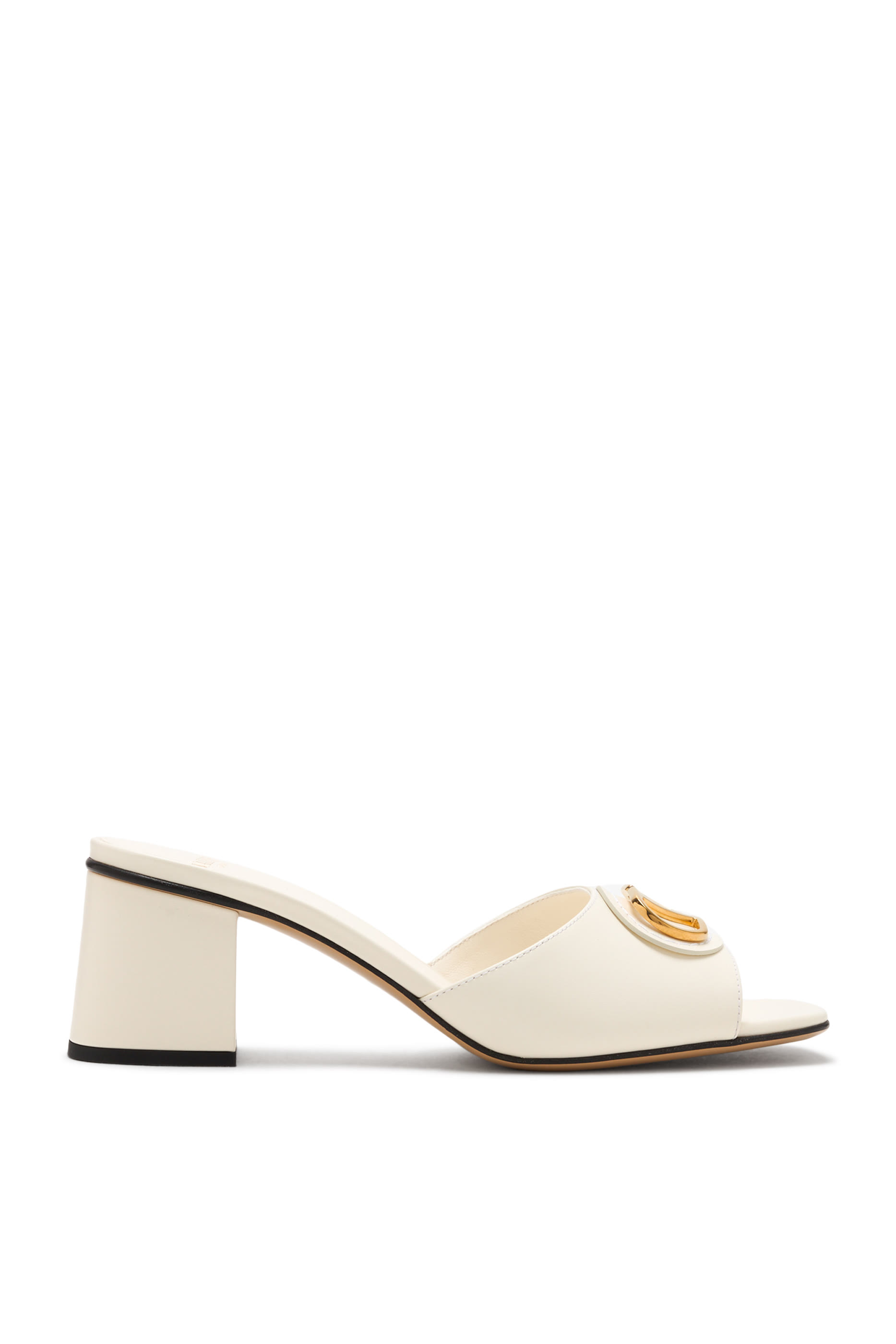 VLogo 60 Signature Calfskin Leather Mules