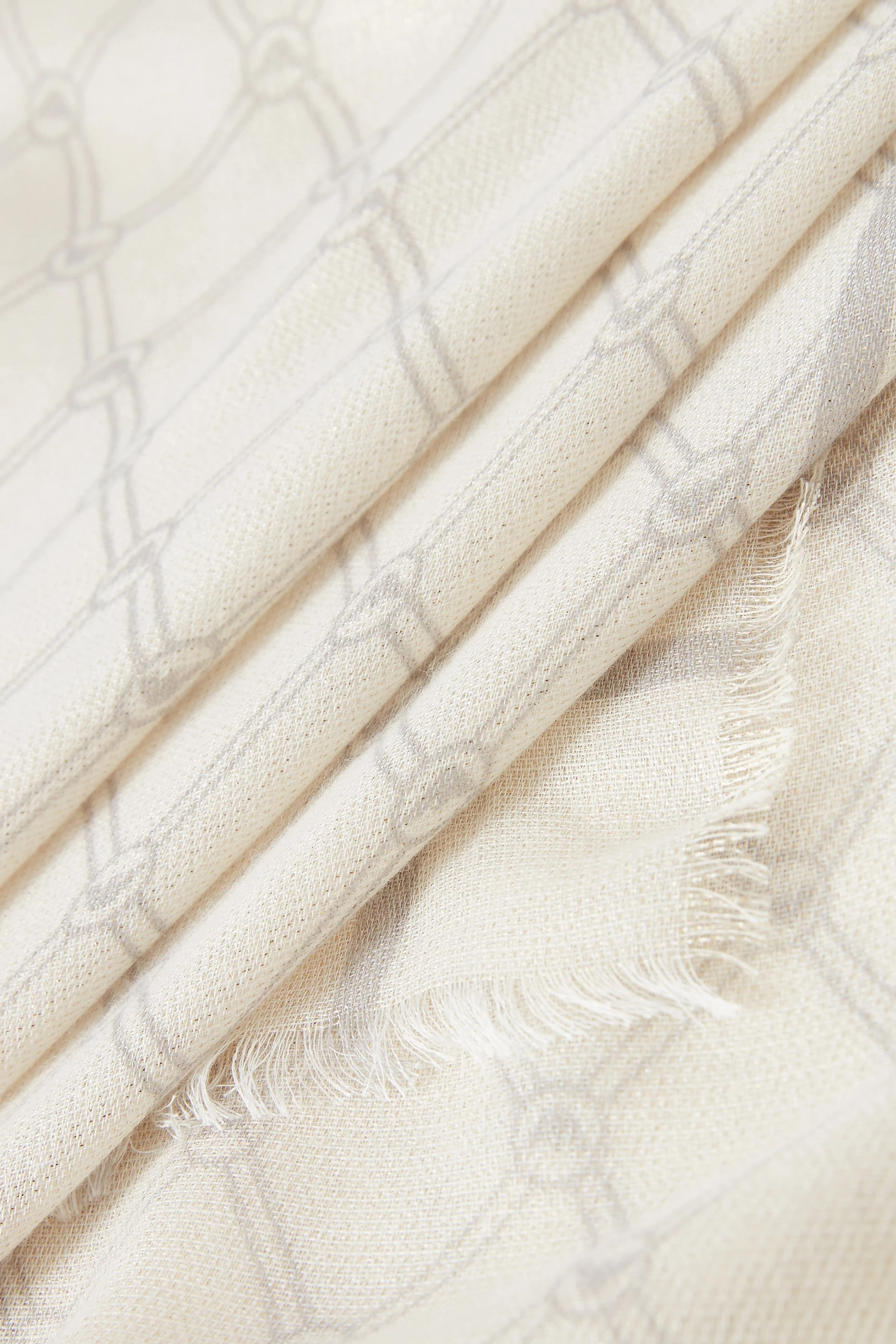 Scarf Foulard Diagonal Lurex