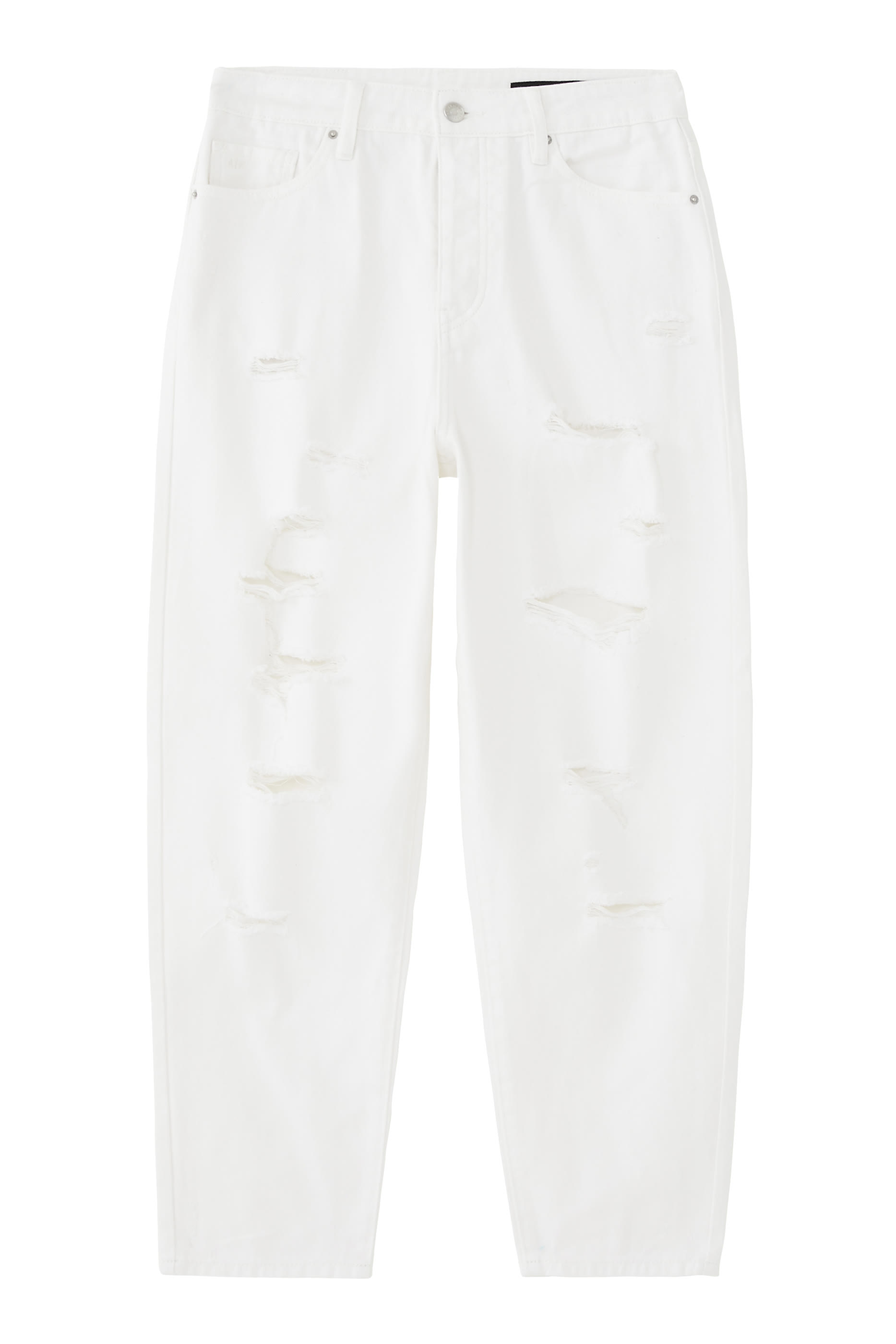 Distressed Relaxed Jeans