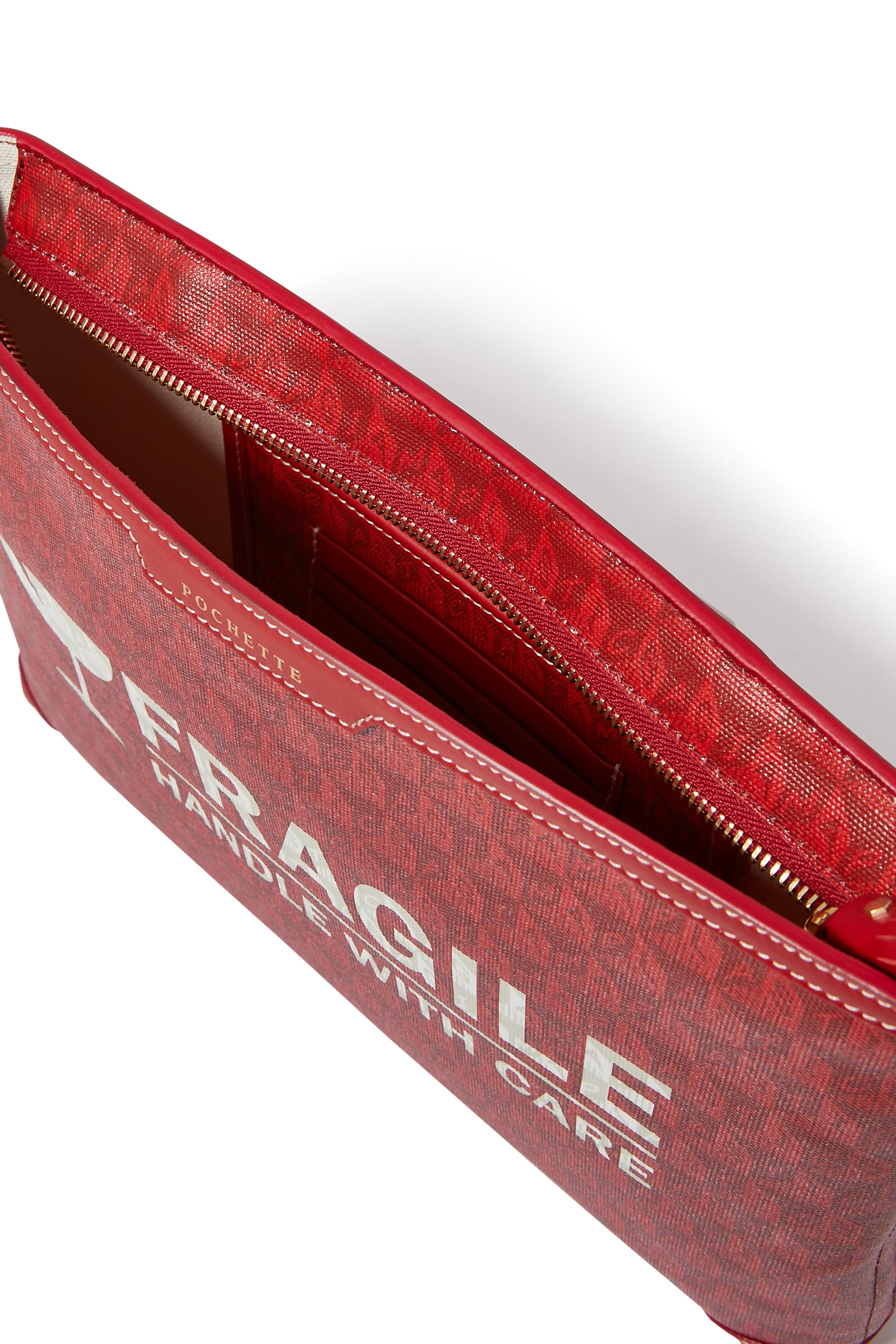 Fragile I am a Plastic Bag Pochette