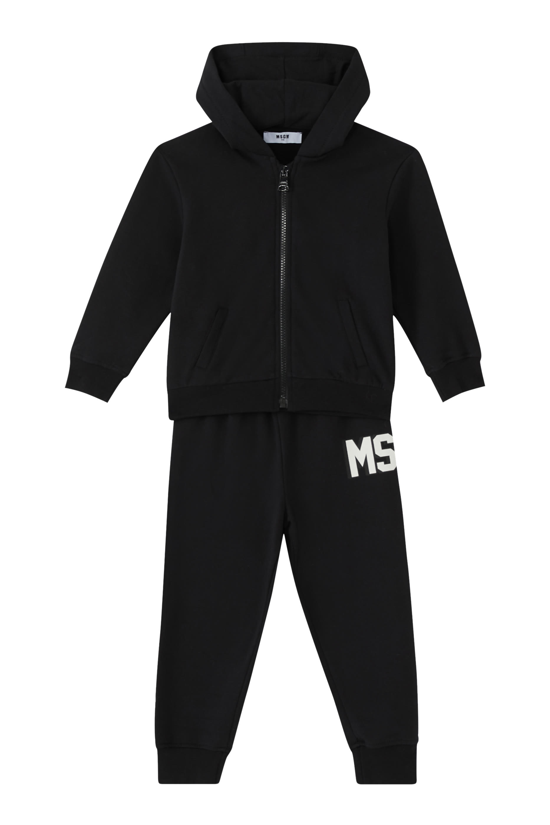 Kids Zip Hoodie and Fleece Stretch Pants Set