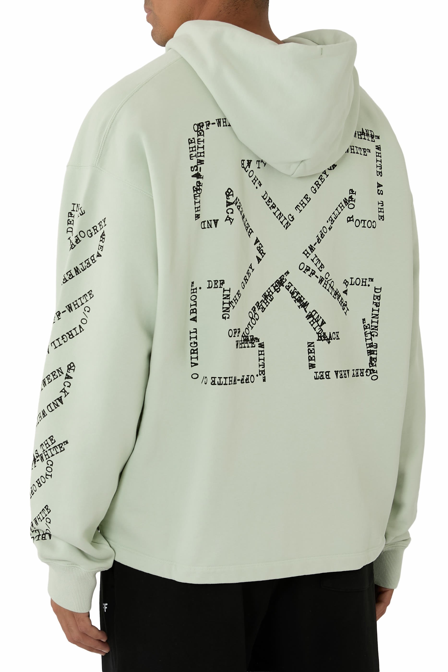 Type Arrow Diagonal Hoodie