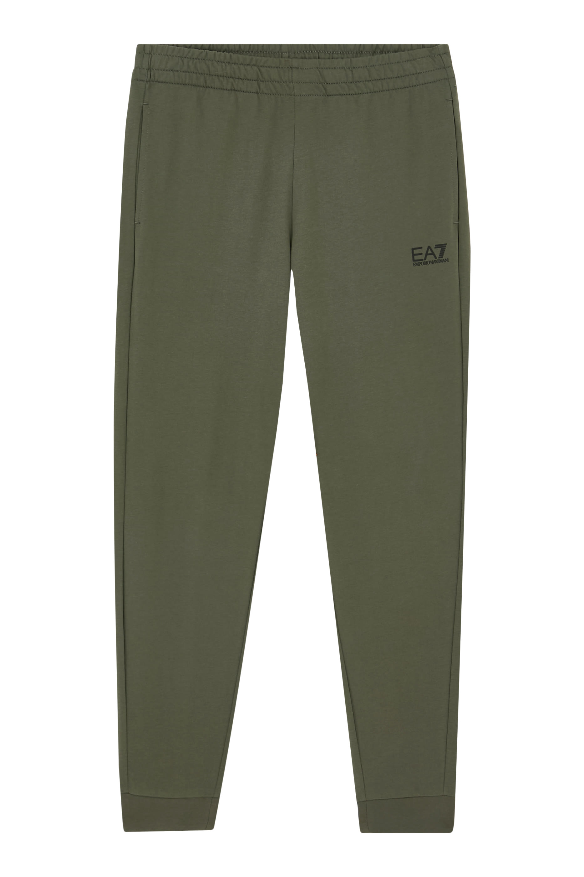 EA7 Logo Cotton Sweatpants