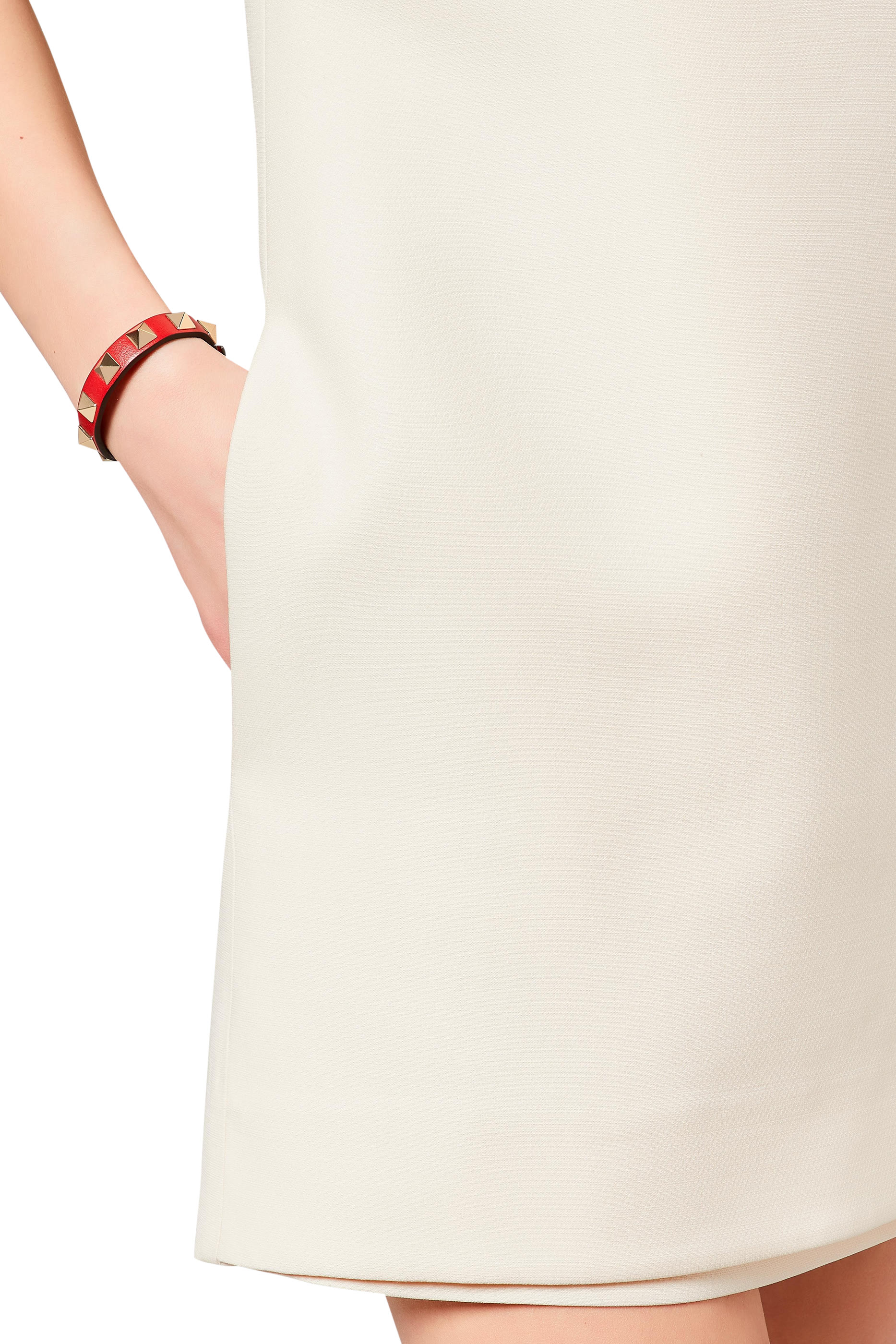 Rockstud Small Leather Bracelet