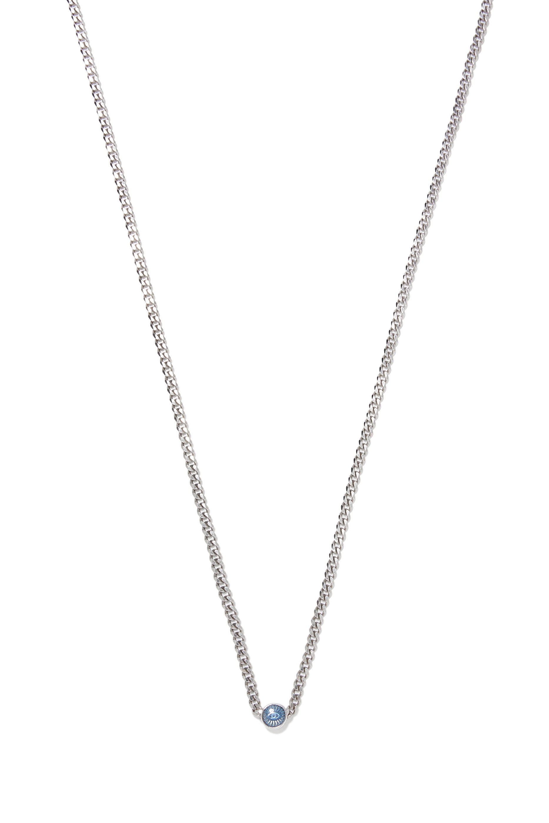 Eye of Time Type Chain Necklace