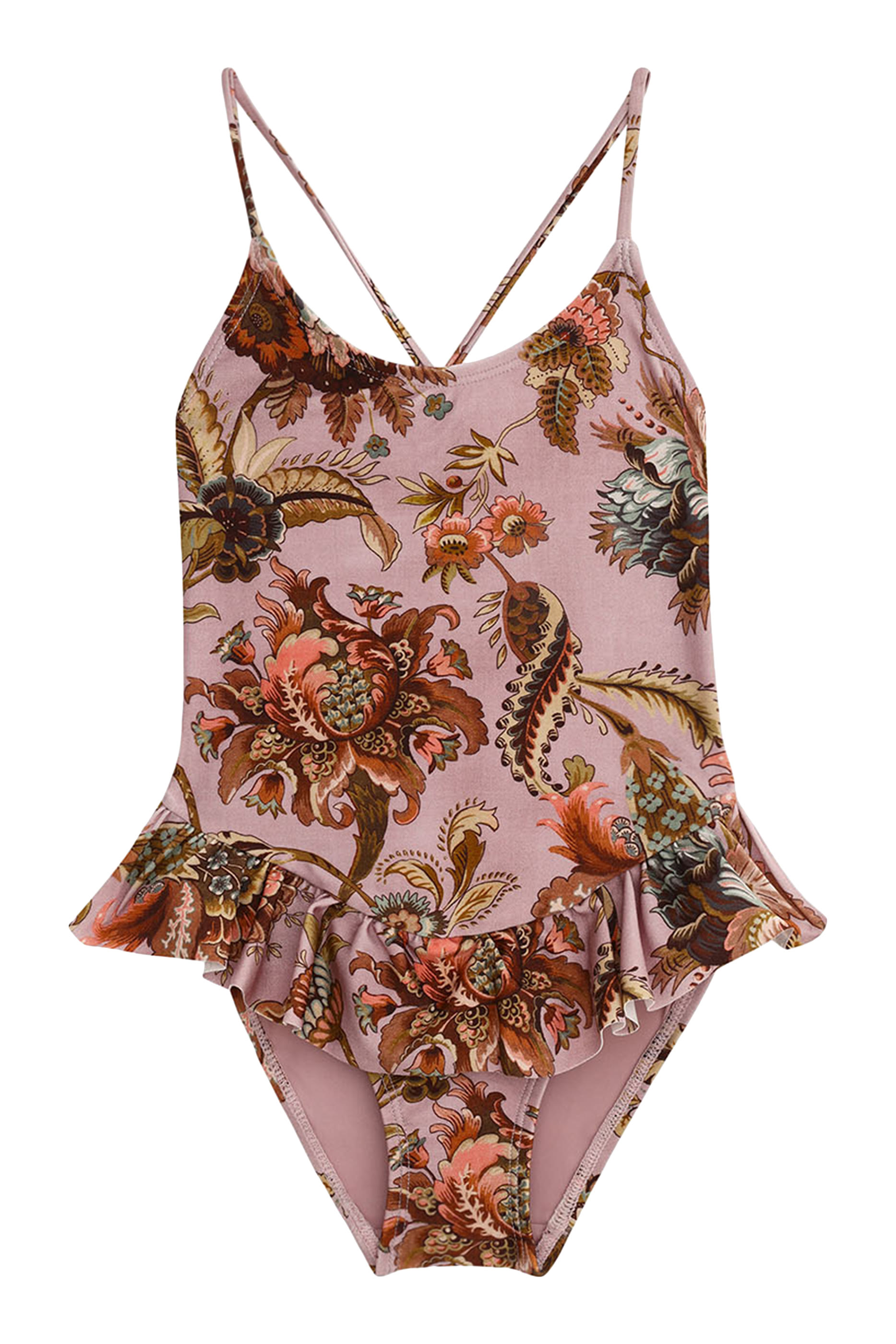 Kids Aster Frill One-Piece Swimsuit