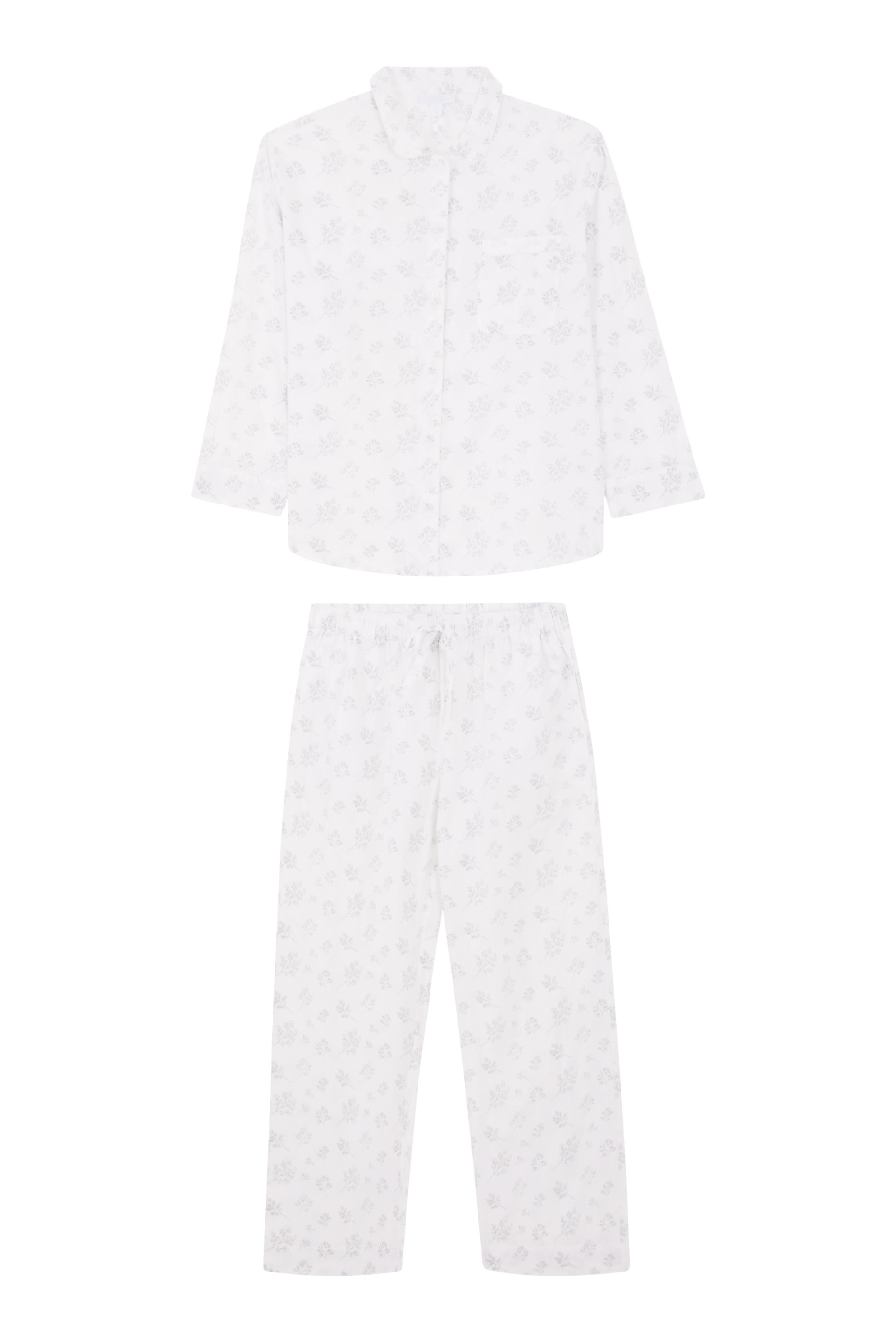 Organic Cotton Branch Print Pajama Set 