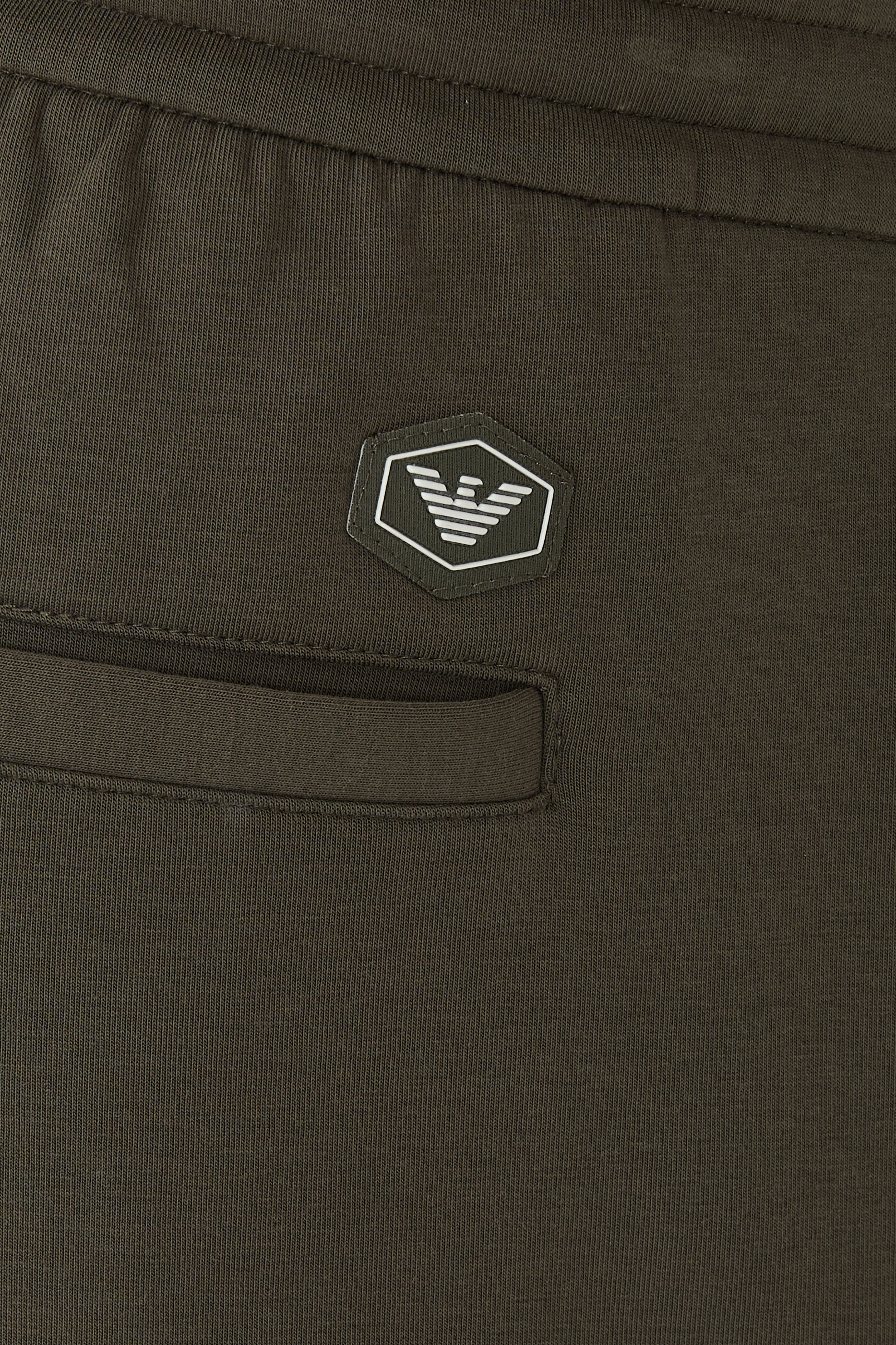 Micro Logo Back Double Jersey Joggers 