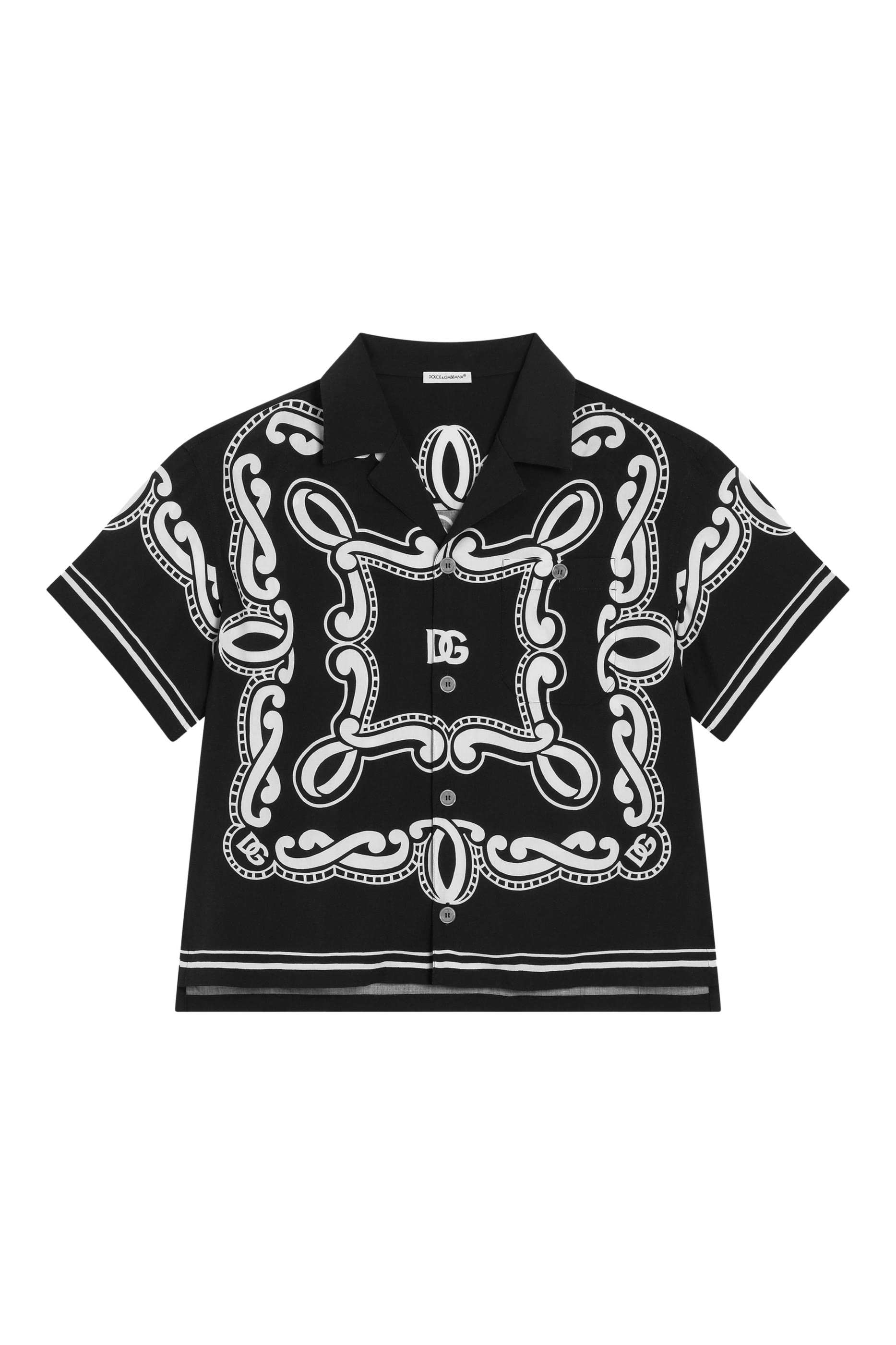 Kids Bandanna Print Batik Shirt