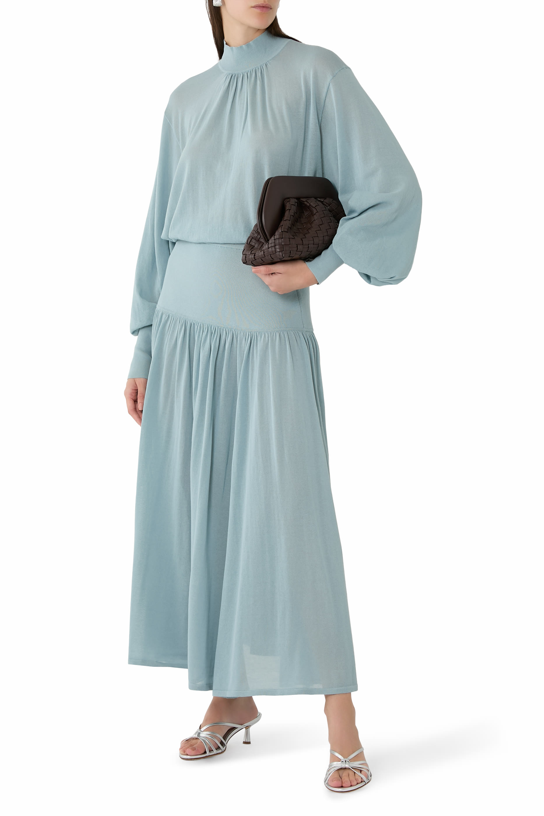 Hypnotic Gathered Billow Top