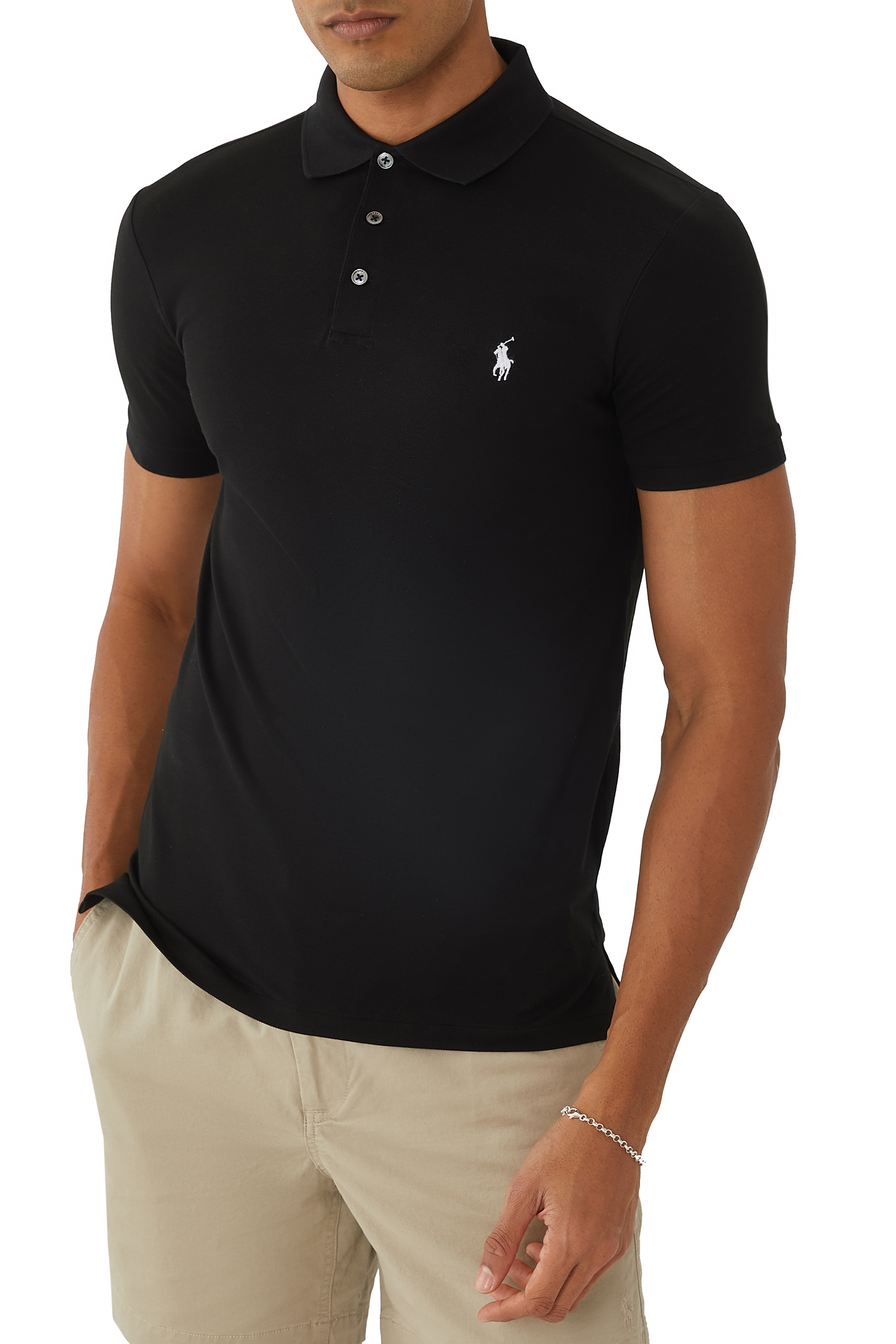 Logo Embroidered Polo Shirt