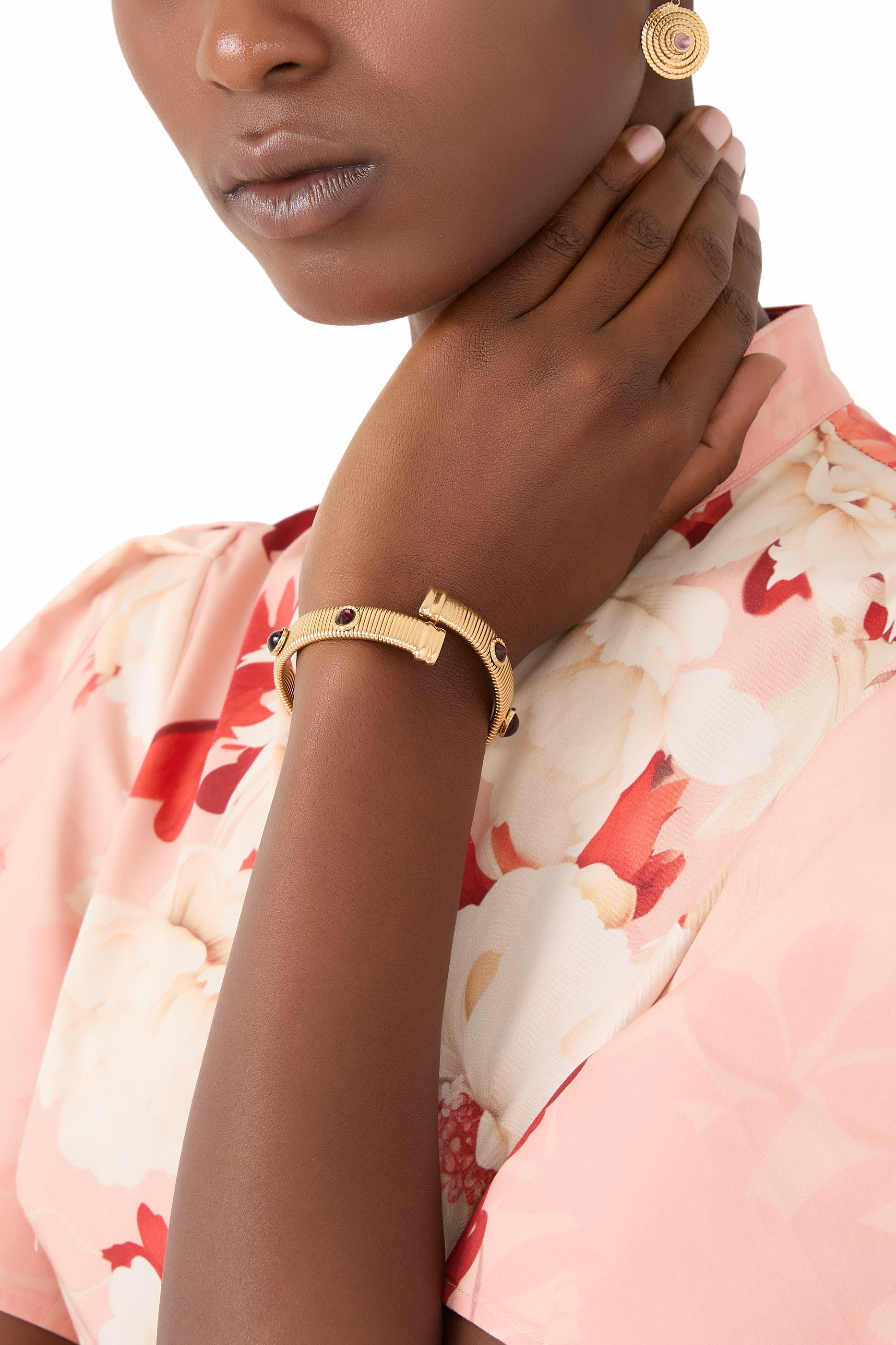 Starlette Mother-Of-Pearl Bracelet, Gold Plated