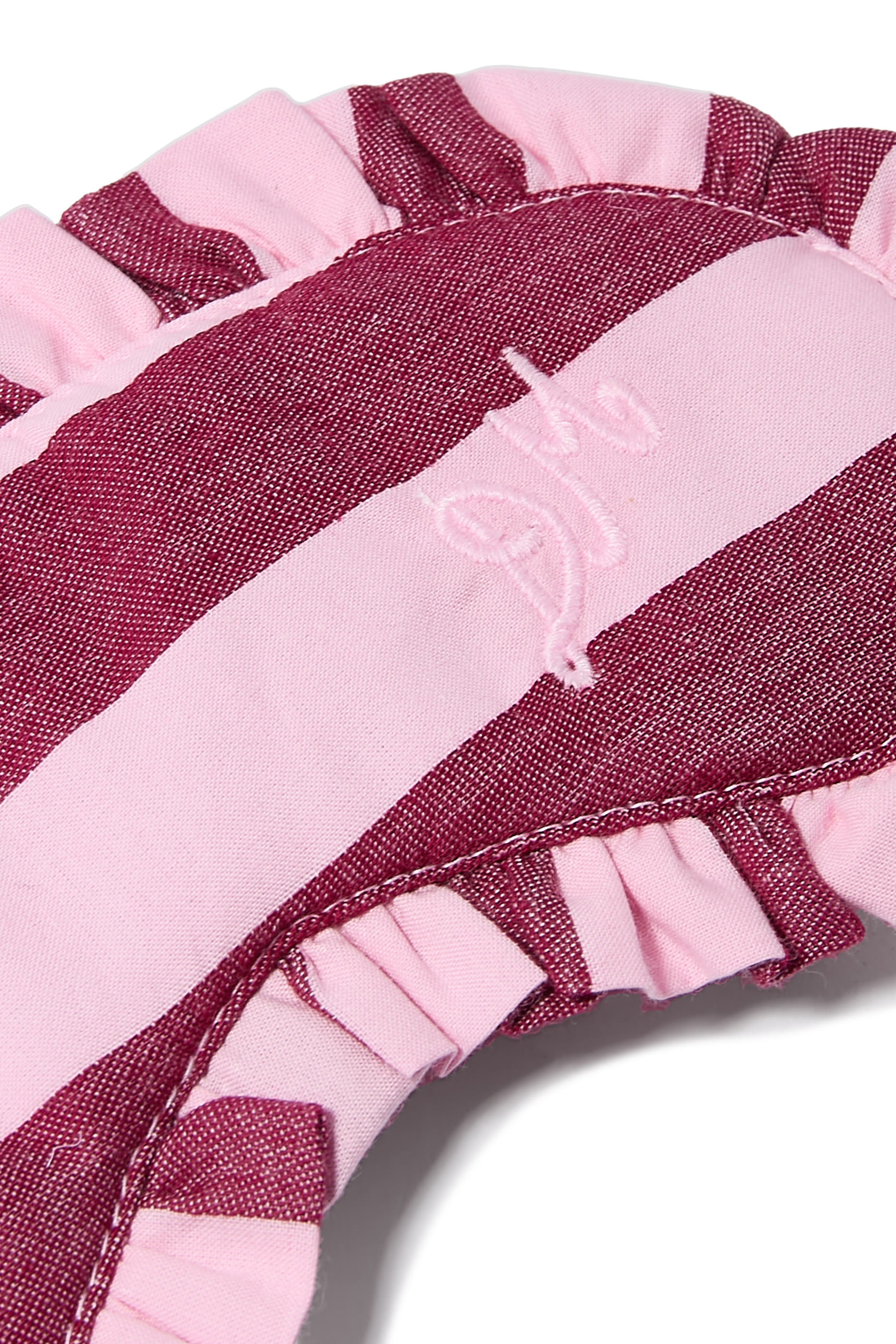 Damson Stripe PJ Eye Mask