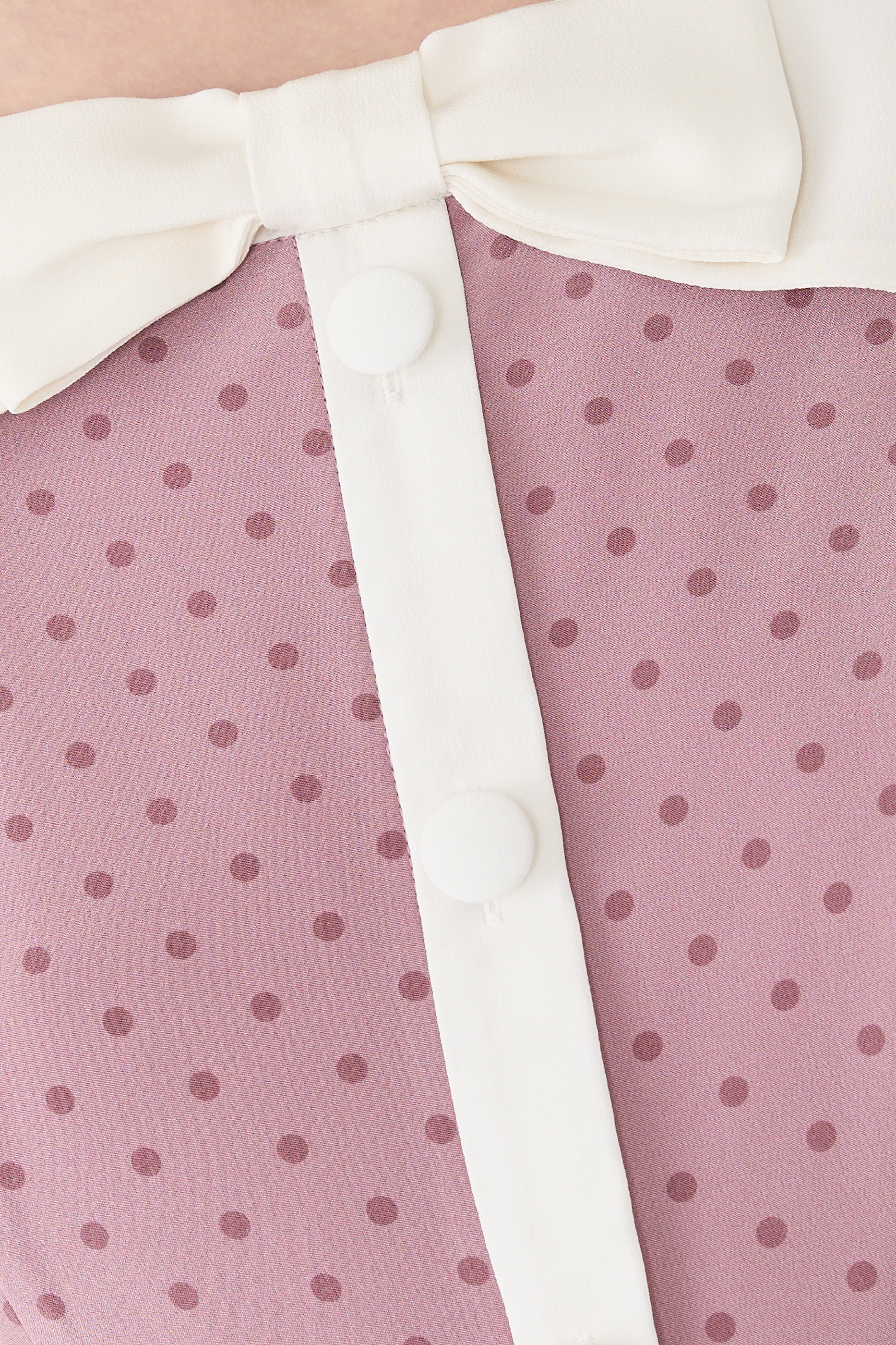 Polka Dot Print Mini Dress