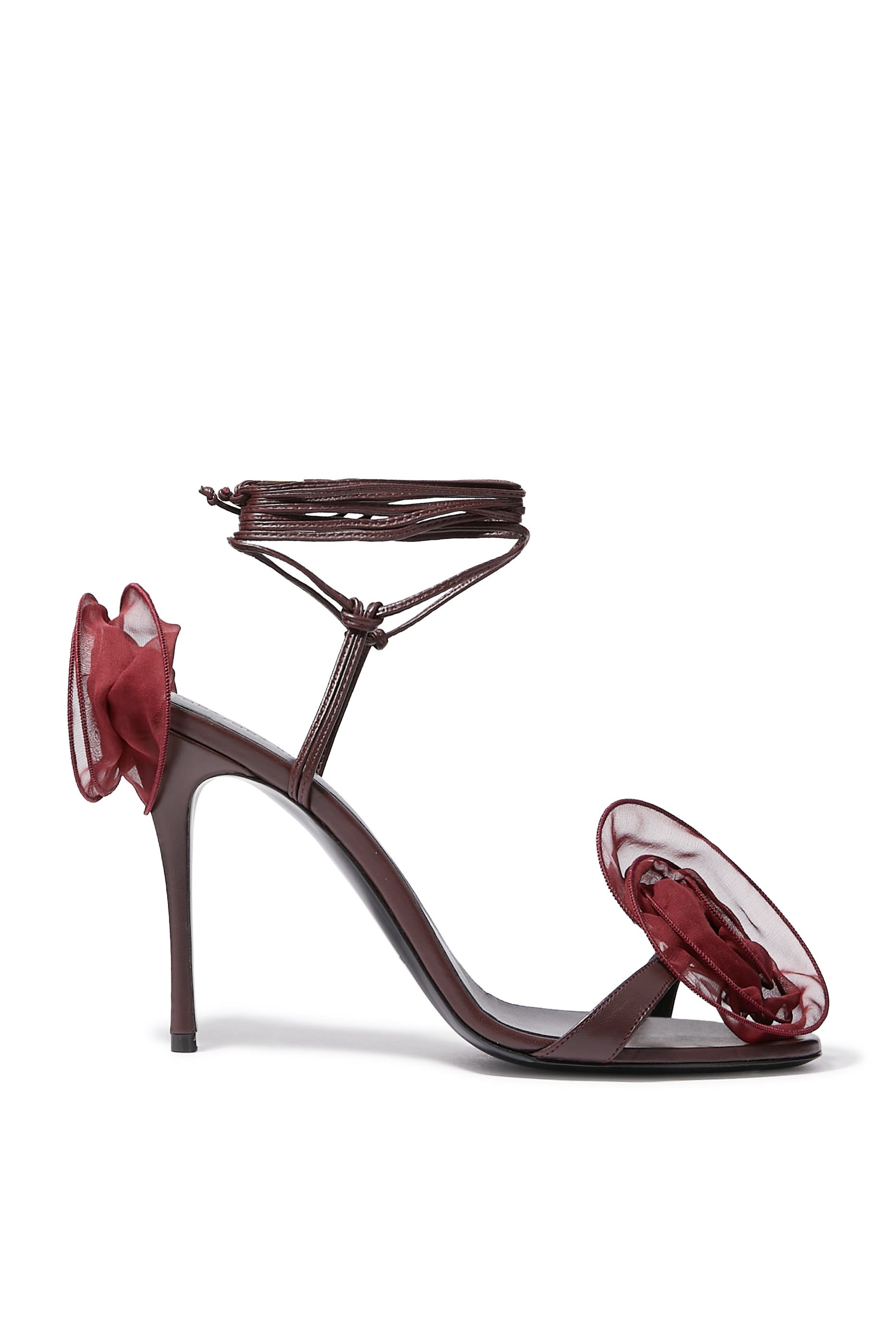 Wrap Around Double Flower 105 Sandals